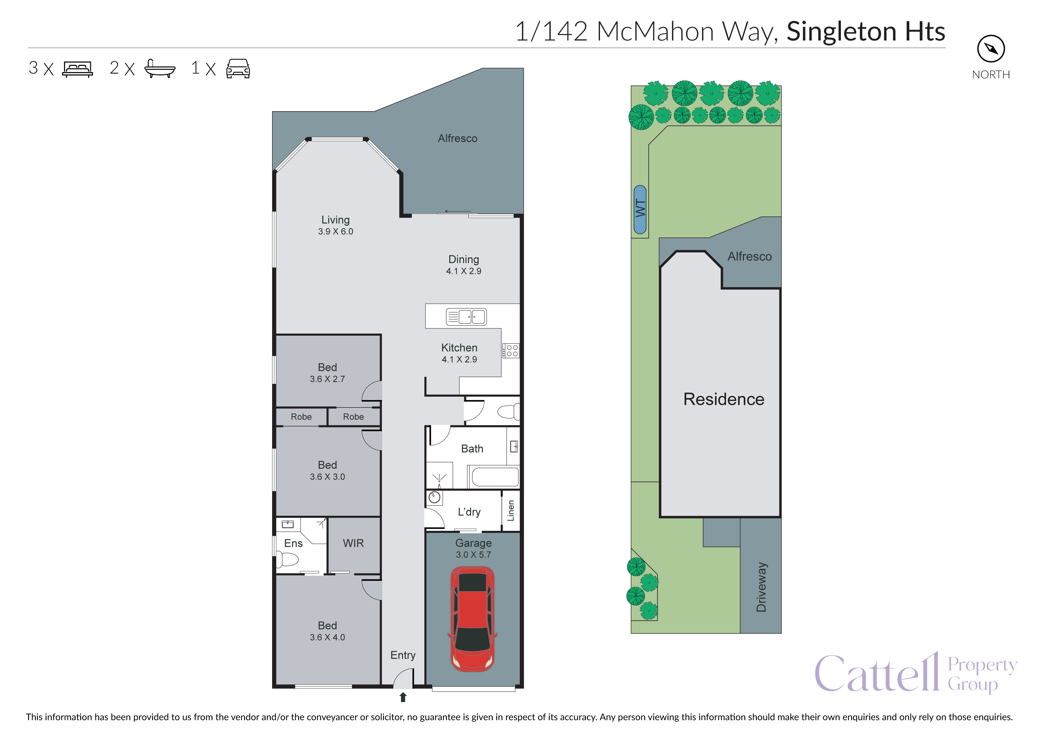3-bedroom unit at 142B Mcmahon Way, Singleton Heights, Nsw, 2330, Singleton, New South Wales