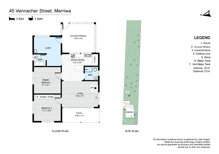 2-bedroom house at 45 Vennacher Street, Merriwa, NSW 2329, Upper Hunter, New South Wales
