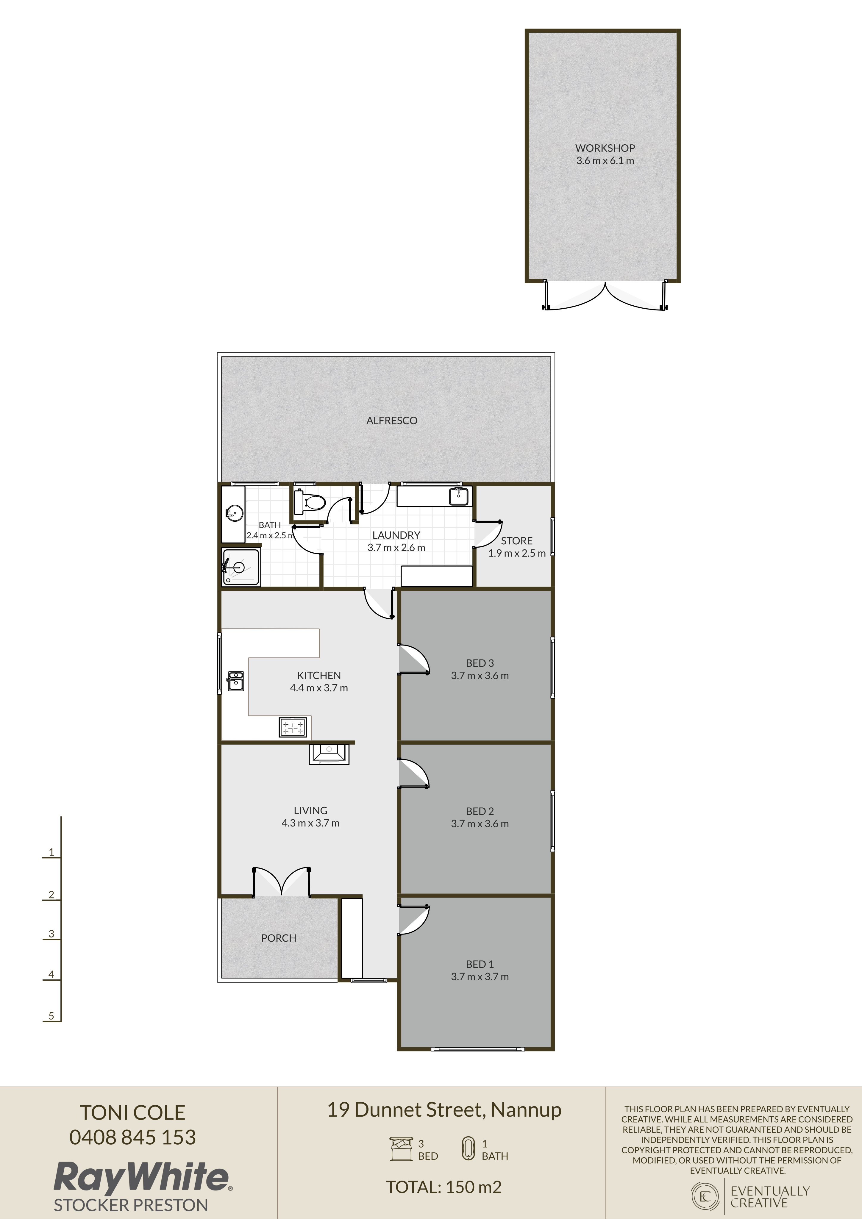 3-bedroom house at 19 Dunnet Road, Nannup, WA 6275, Nannup, Western Australia