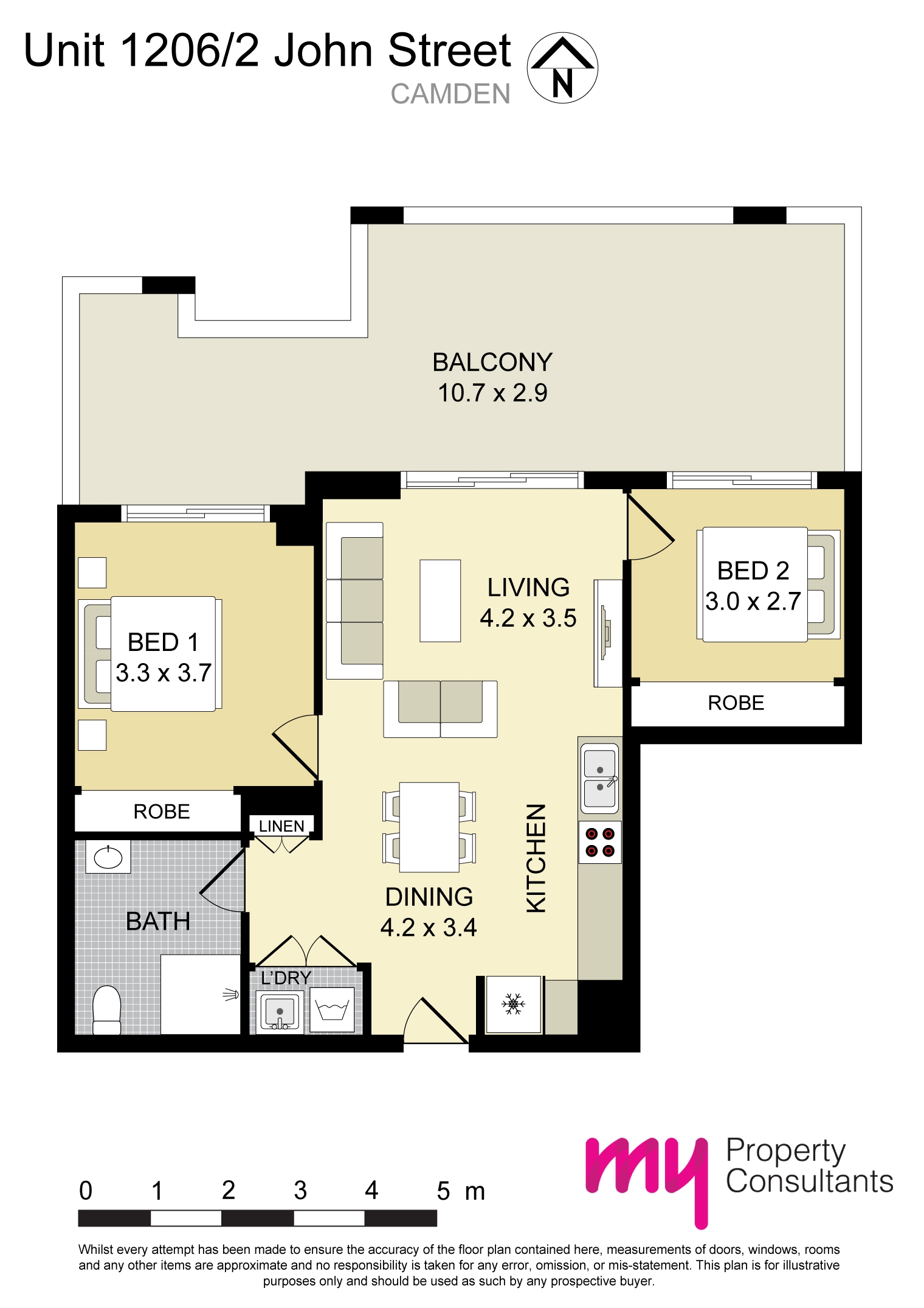 2-bedroom unit at 1206/2-14 John Street, Camden, Nsw, 2570, Camden, New South Wales