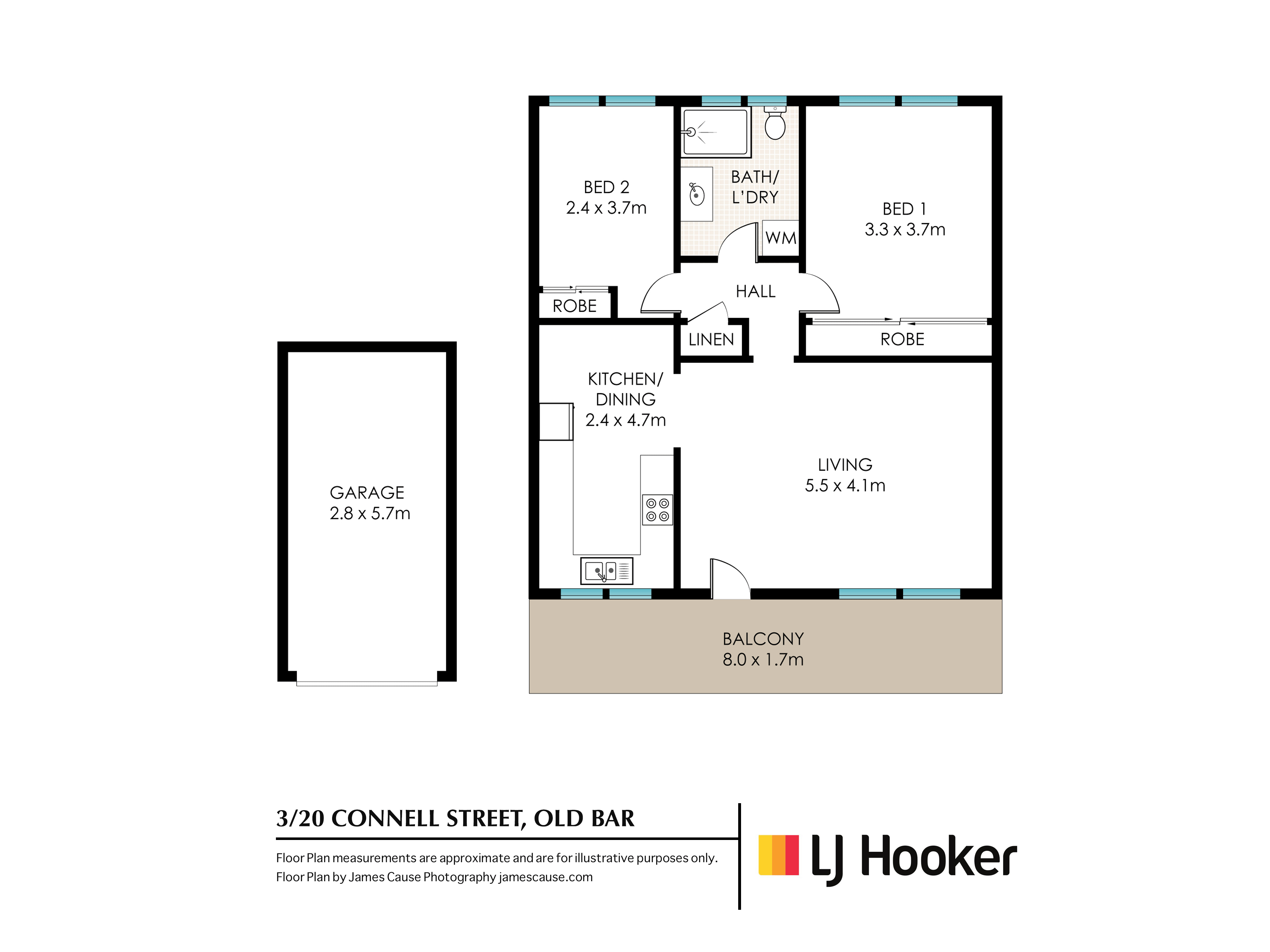 2-bedroom house at 3/20 Connell Street, Old Bar, NSW 2430, Mid-Coast, New South Wales