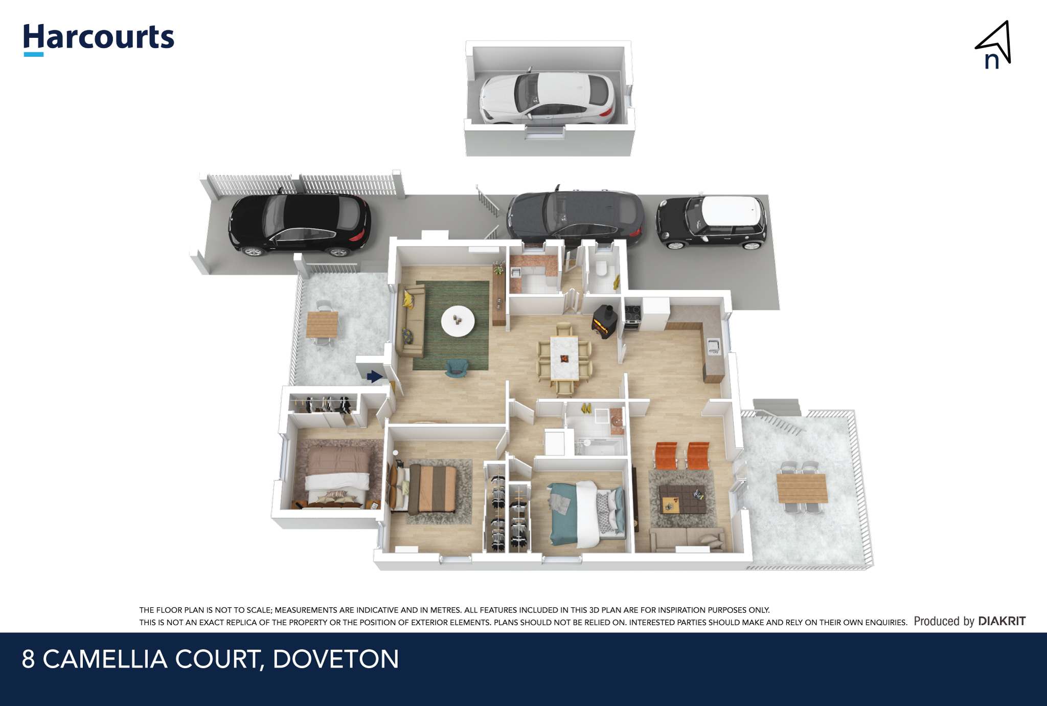 3-bedroom house at 8 Camellia Court, Doveton, VIC 3177, Casey, Victoria