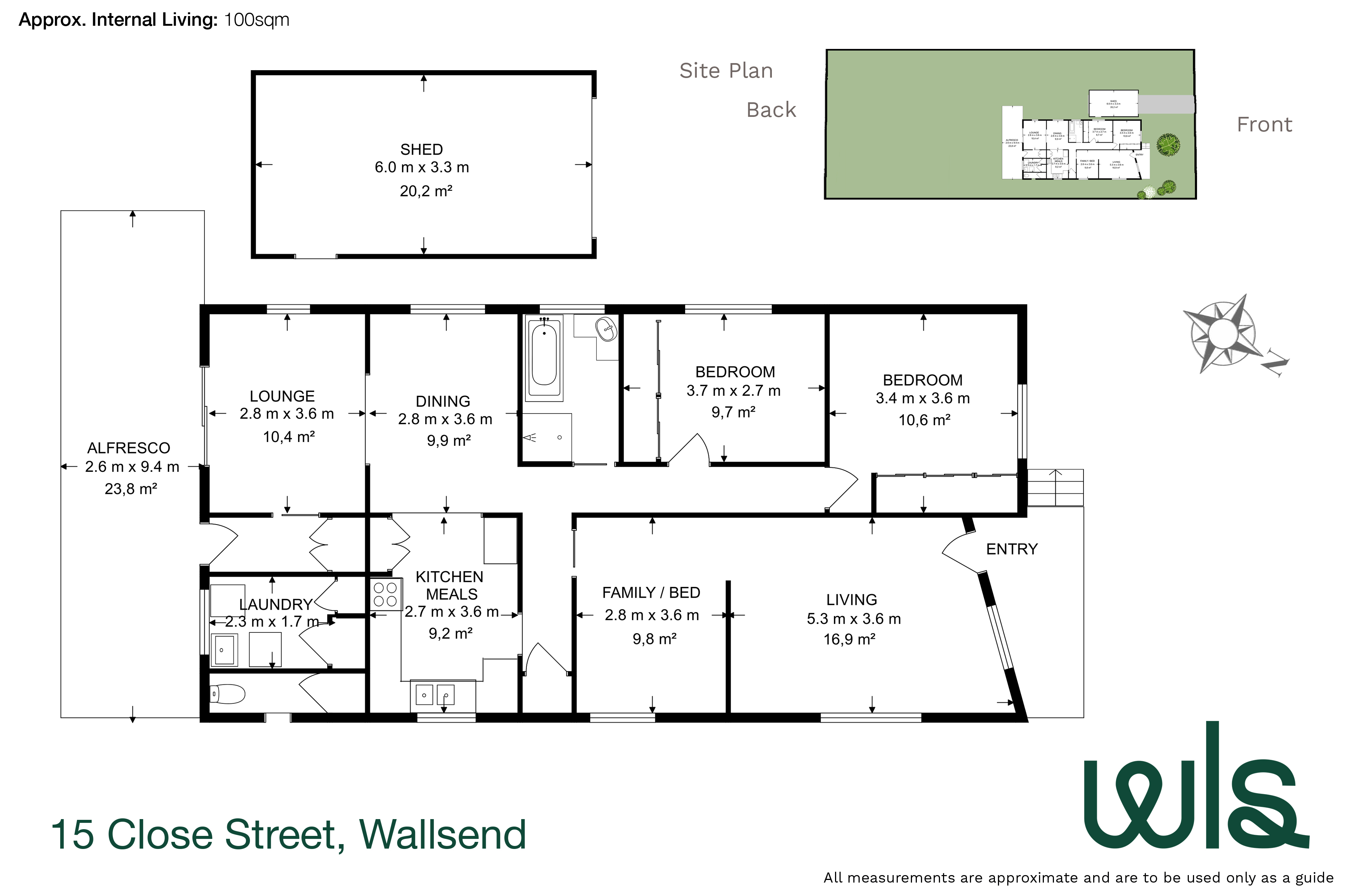 2-bedroom house at 15 Close Street, Wallsend, NSW 2287, , New South Wales