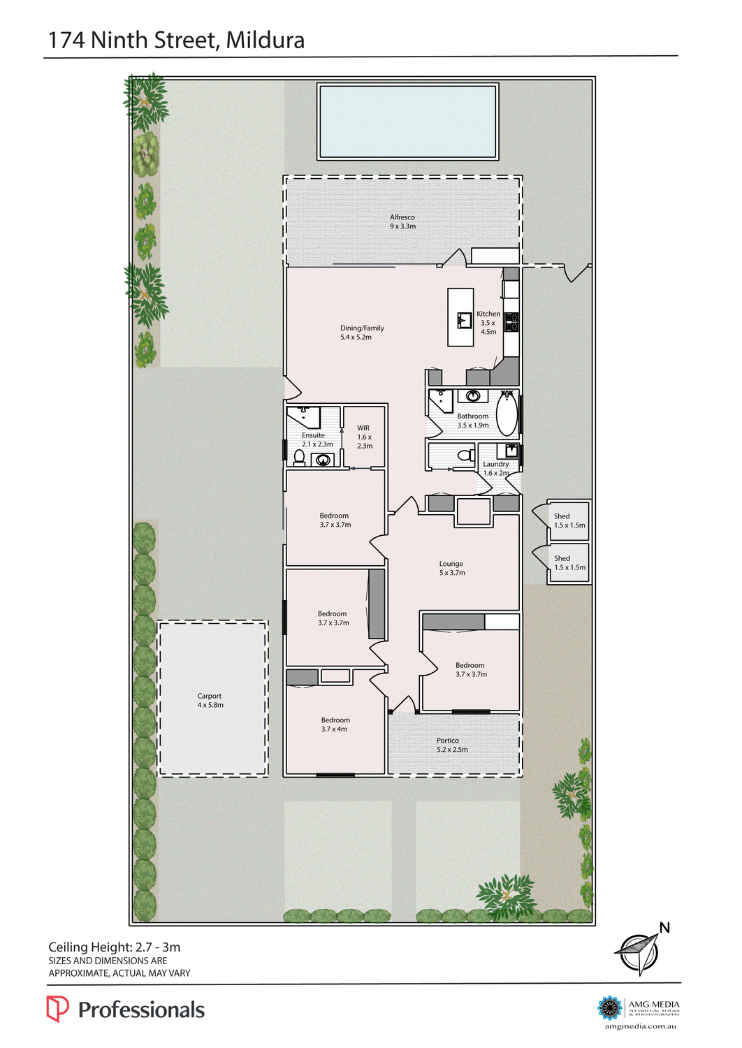 4-bedroom house at 174 NINTH STREET, Mildura VIC 3500, Mildura, Victoria