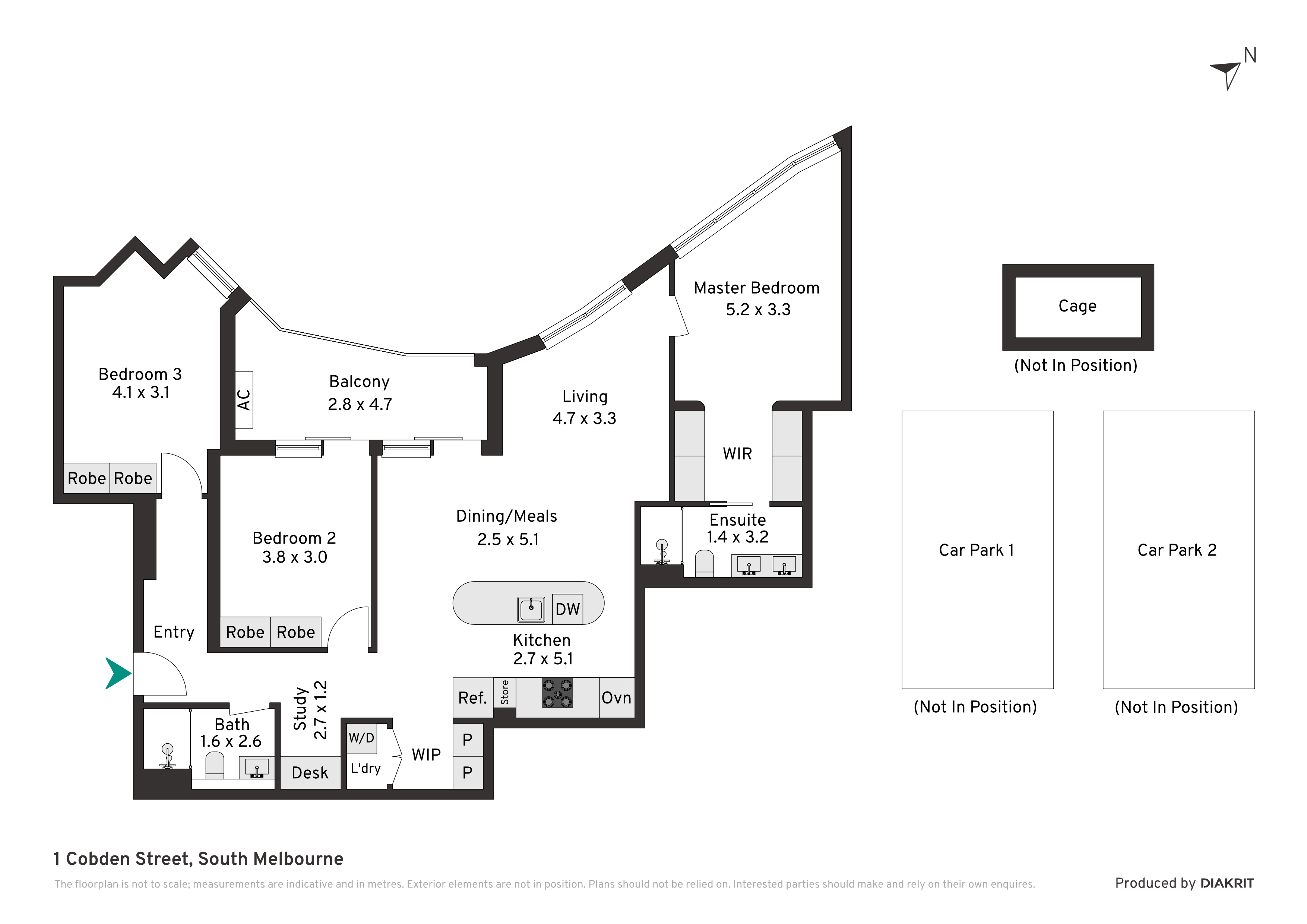 3-bedroom unit at 1306/32 Palmerston Crescent, South Melbourne, VIC 3205, Port Phillip, Victoria