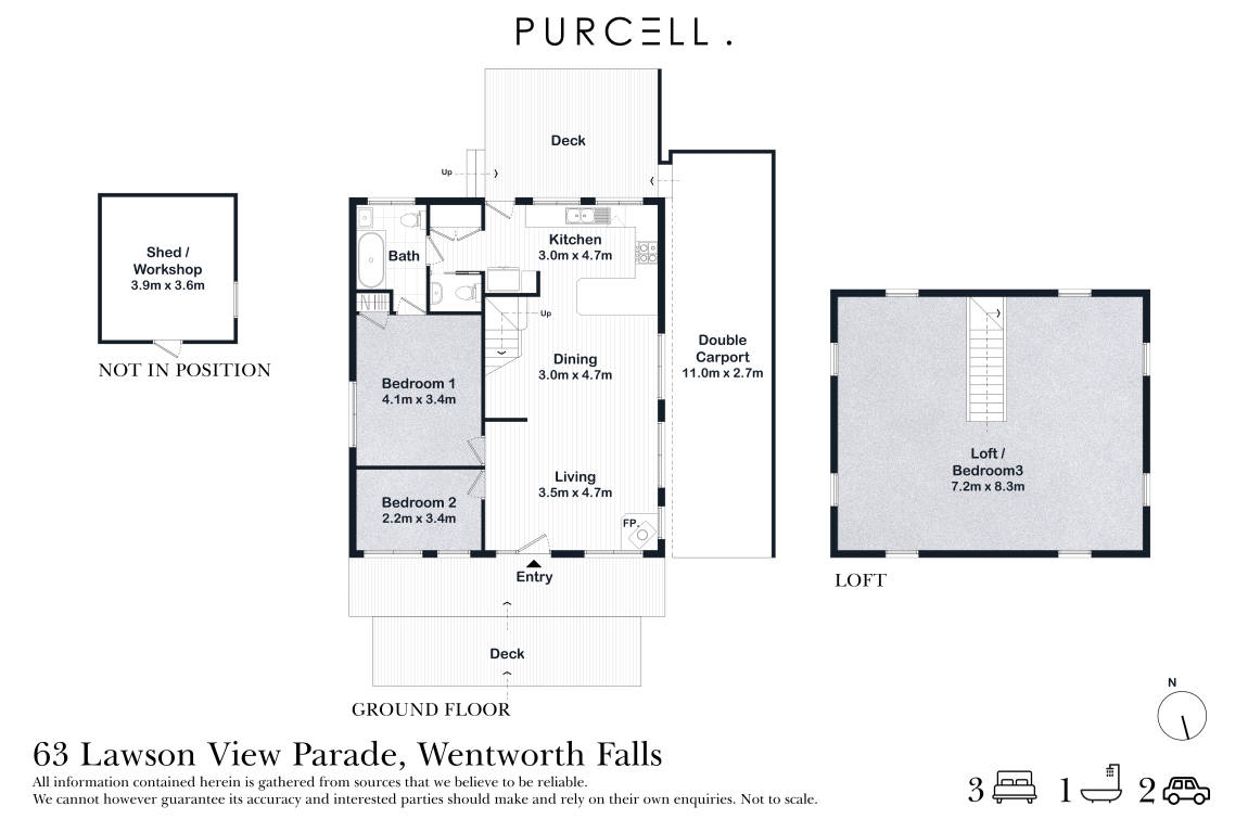 3-bedroom house at 63 Lawson View Parade, Wentworth Falls, NSW 2782, Blue Mountains, New South Wales