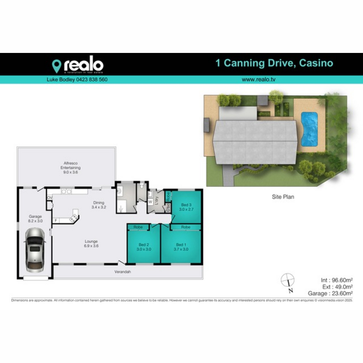3-bedroom house at 1 Canning Drive, Casino, NSW 2470, Richmond Valley, New South Wales