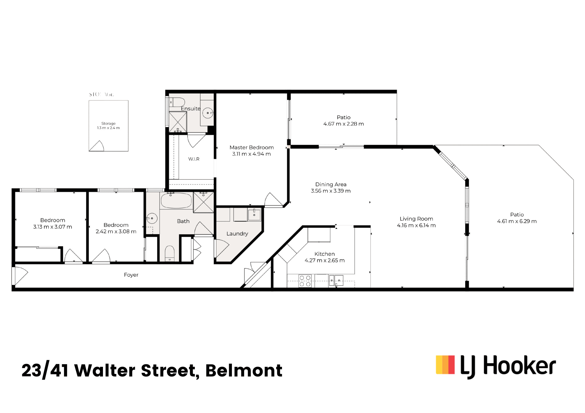 3-bedroom unit at 23/41 Walter Street, Belmont, NSW 2280, Lake Macquarie, New South Wales