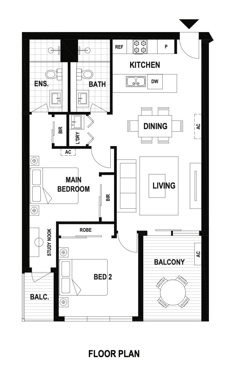 2-bedroom unit at 180/1 Anthony Rofle Avenue, Gungahlin, Act, 2912, Unincorporated Act, Australian Capital Territory