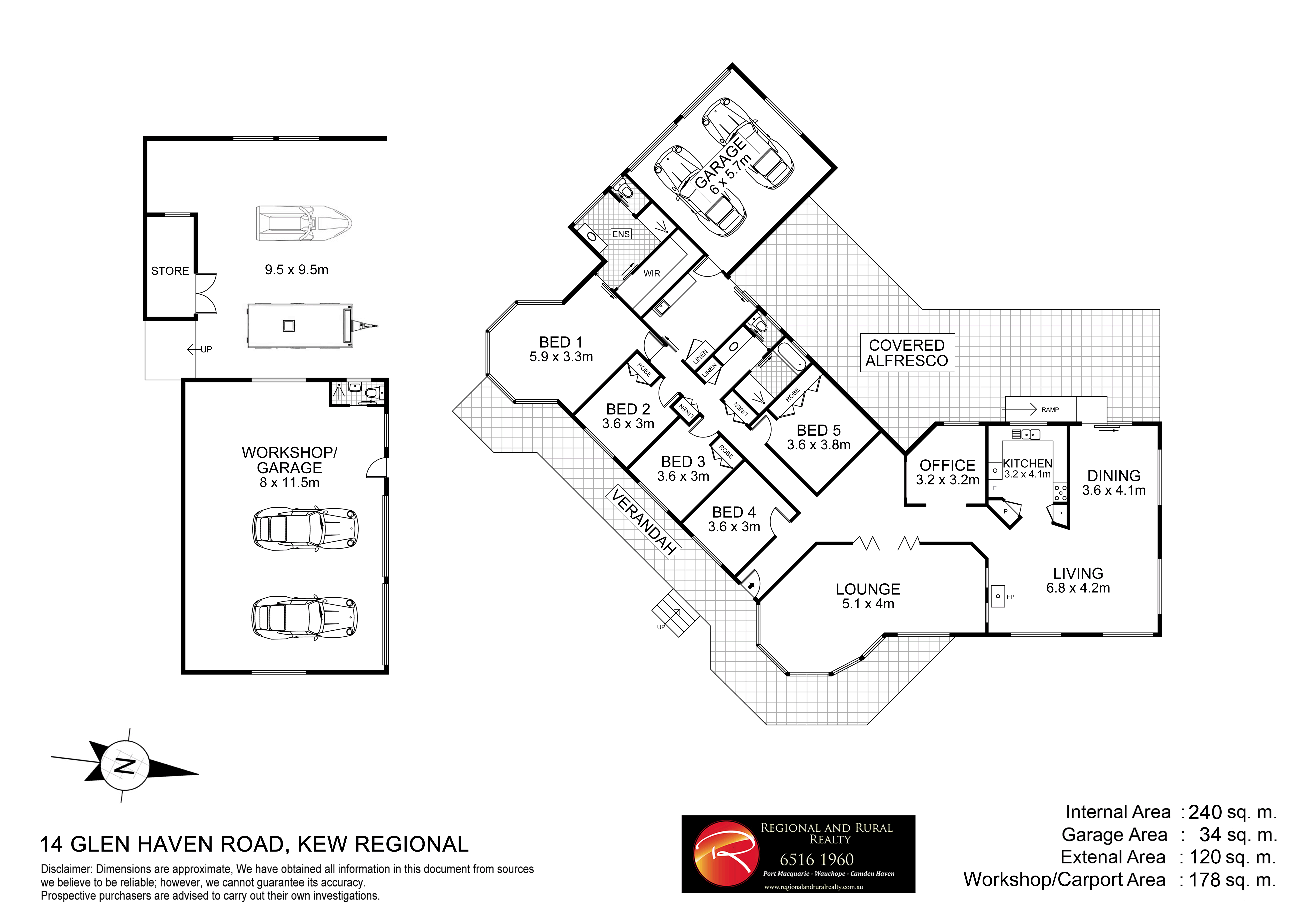 5-bedroom house at 14 Glen Haven Drive, Kew, NSW 2439, Port Macquarie-Hastings, New South Wales