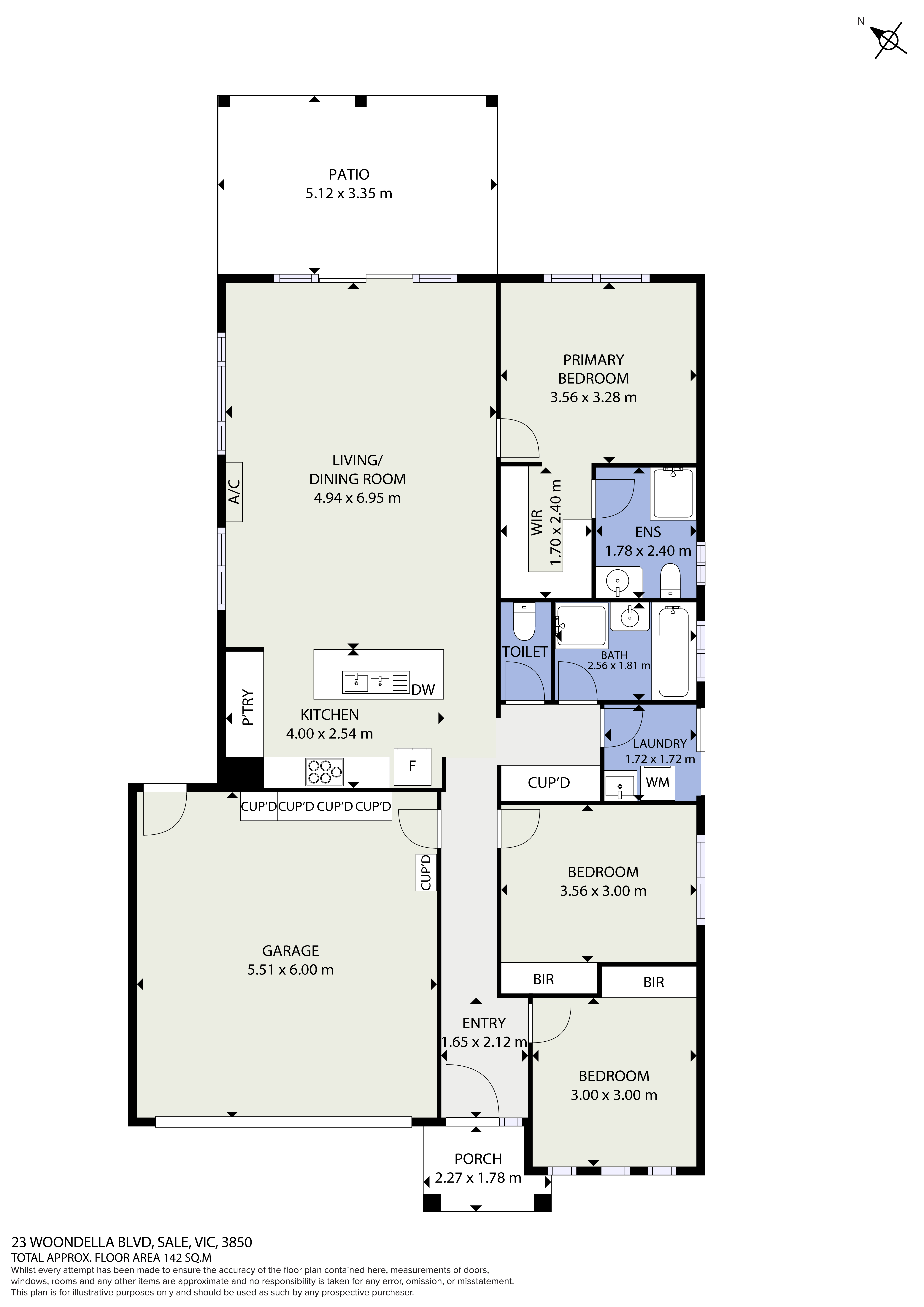 3-bedroom house at 23 Woondella Boulevard, Sale, VIC 3850, Wellington, Victoria
