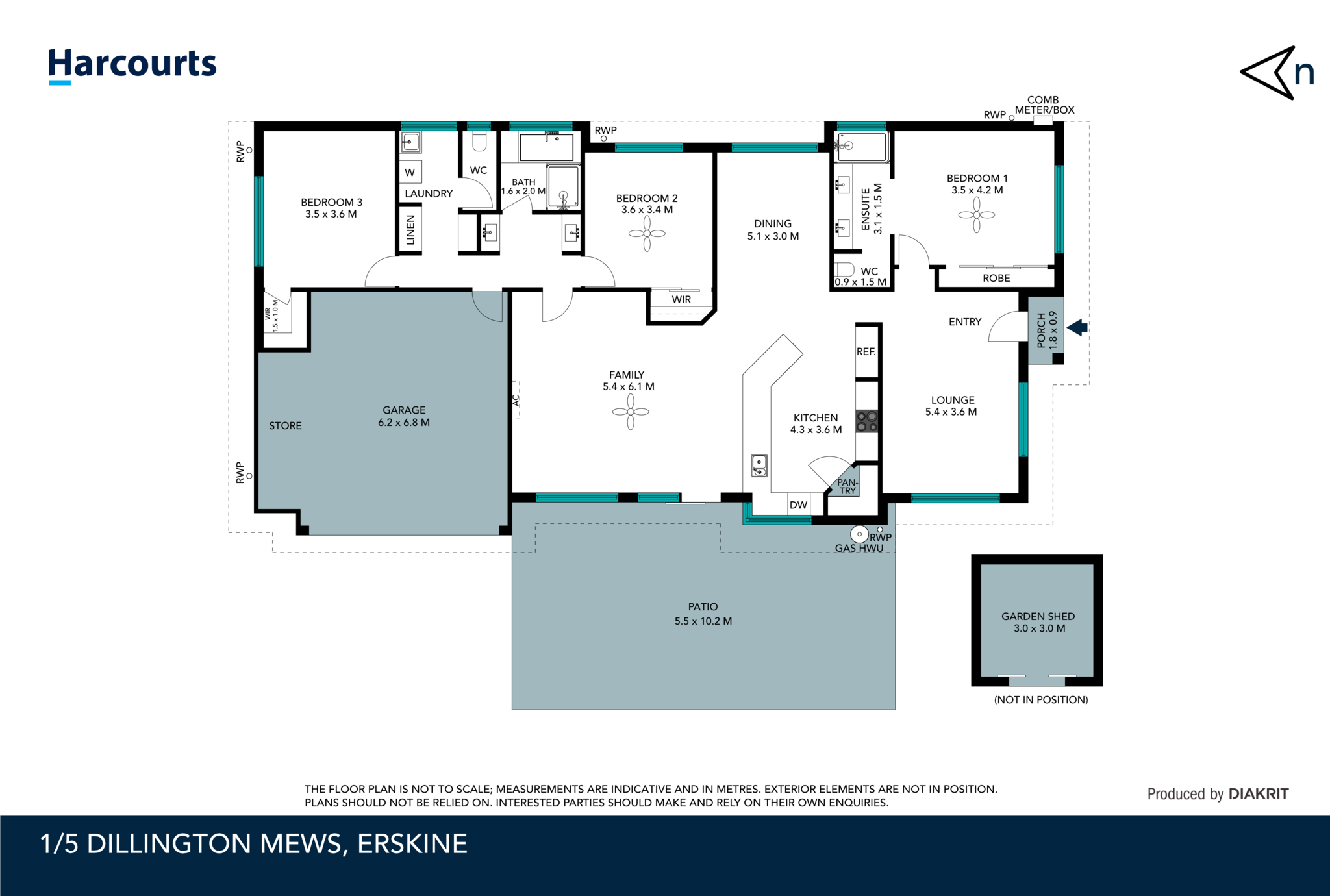 3-bedroom house at 5 Dillington Mews, Erskine, WA 6210, Mandurah, Western Australia
