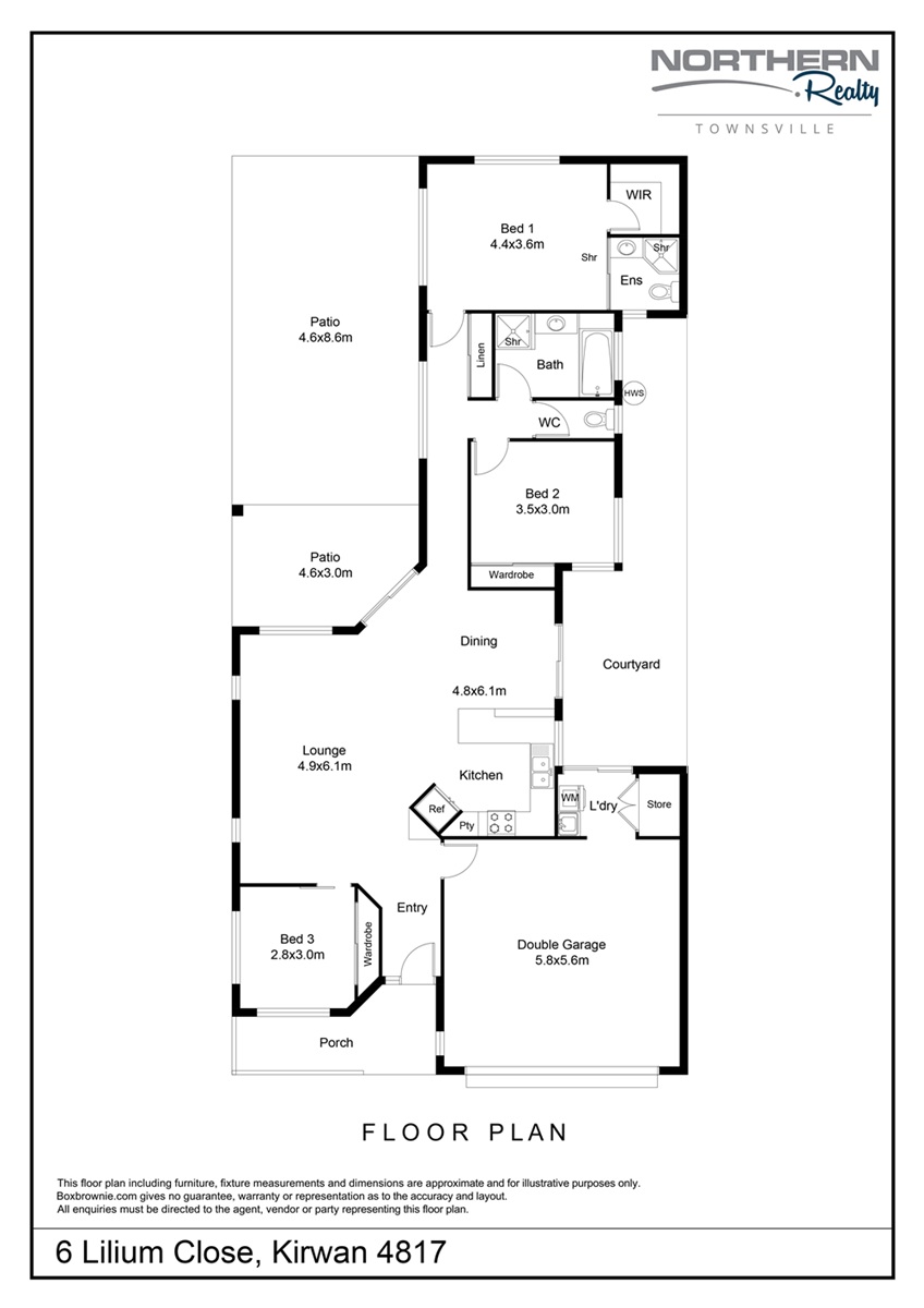 3-bedroom house at 6 Lilium Close, Kirwan, QLD 4817, Townsville, Queensland
