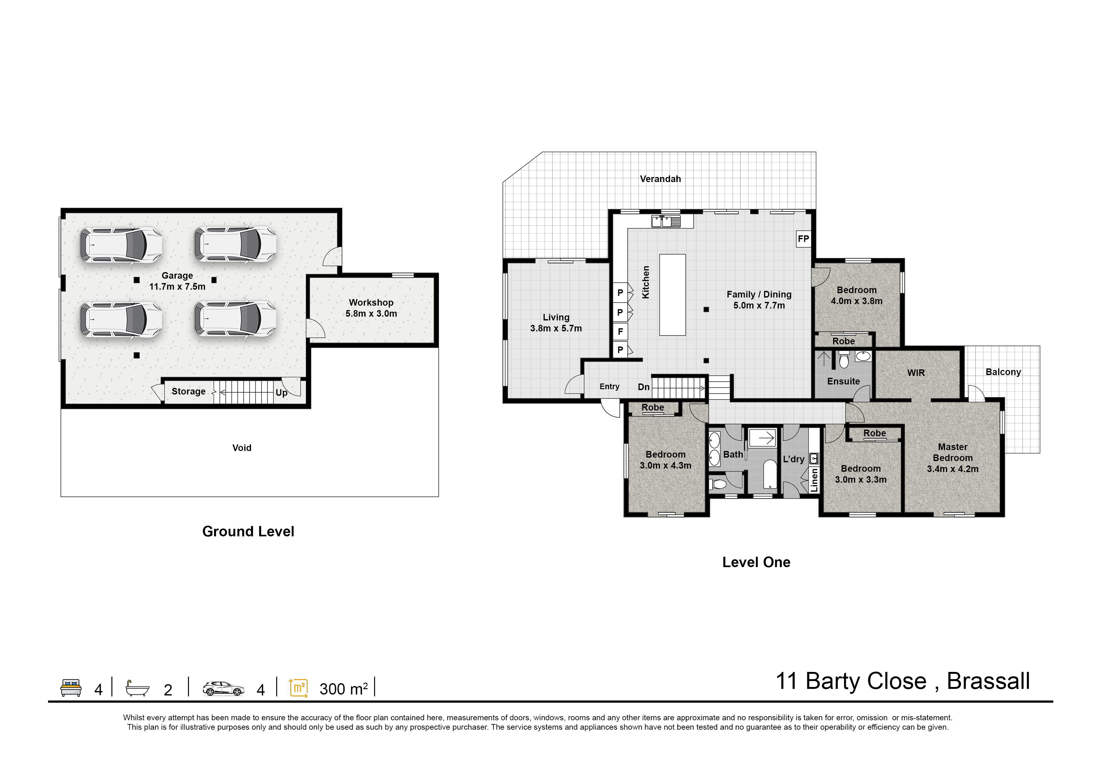 4-bedroom house at 11 Barty Close, Brassall, QLD 4305, Ipswich, Queensland