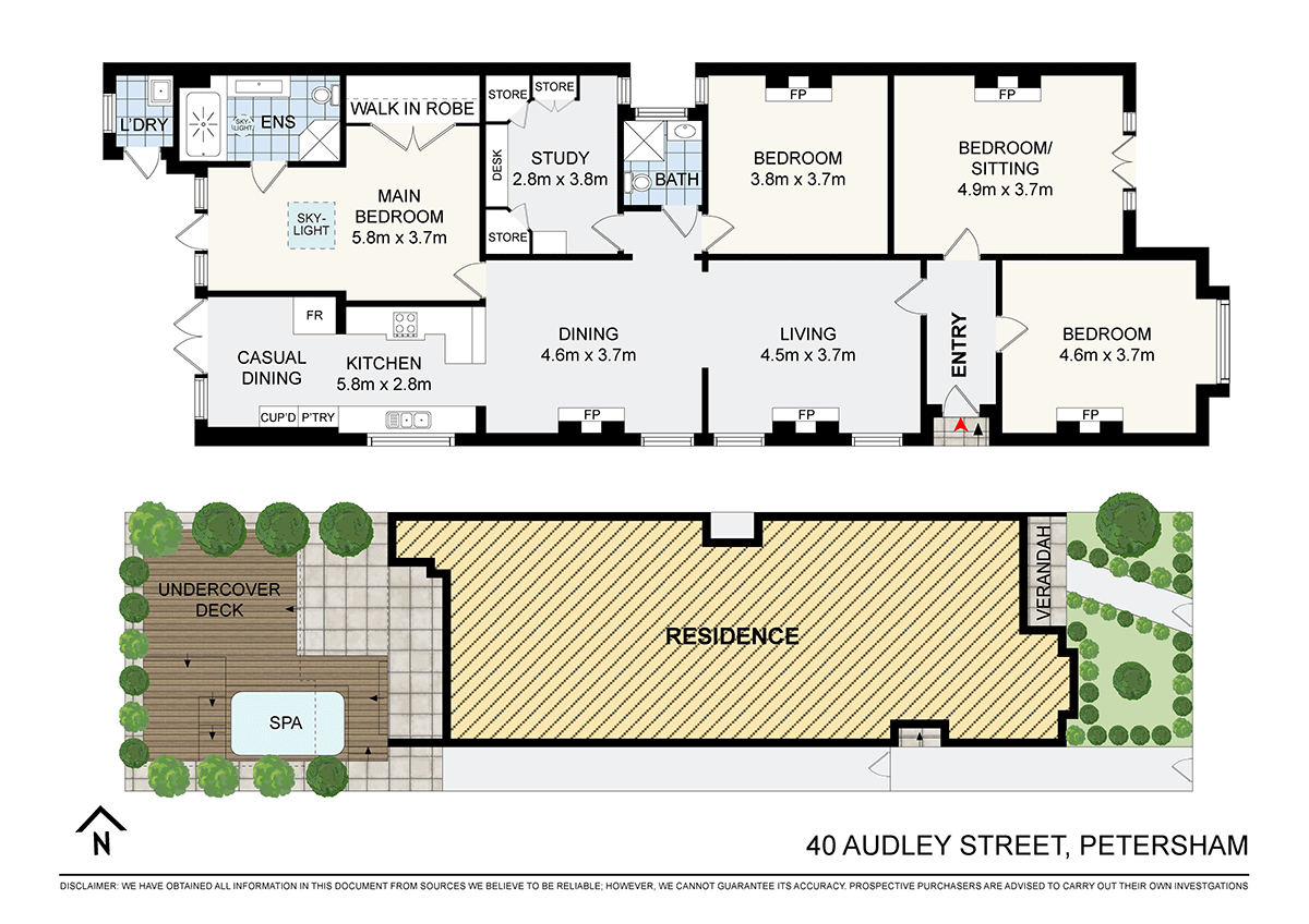 4-bedroom house at 40 AUDLEY STREET, Petersham NSW 2049, Inner West, New South Wales