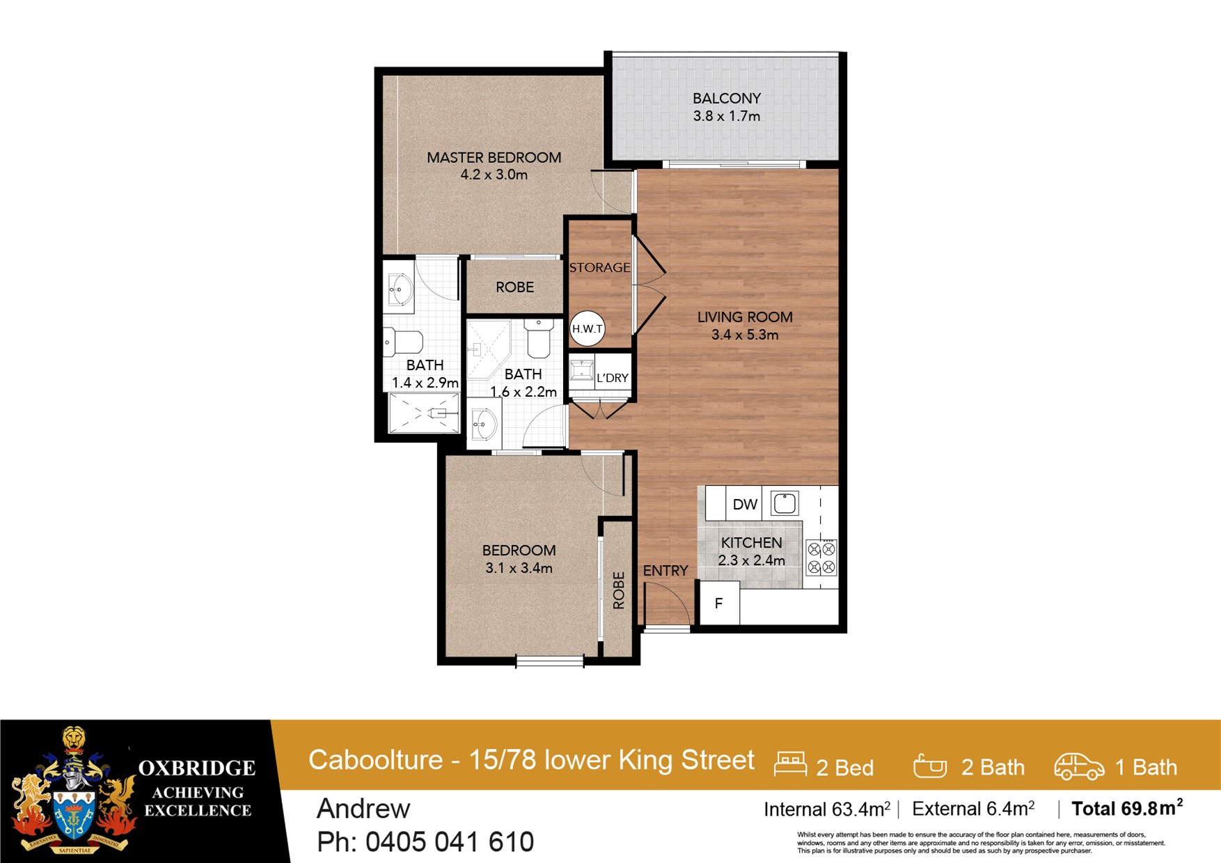 2-bedroom unit at 15 78 LOWER KING STREET, CABOOLTURE QLD 4510, , Queensland