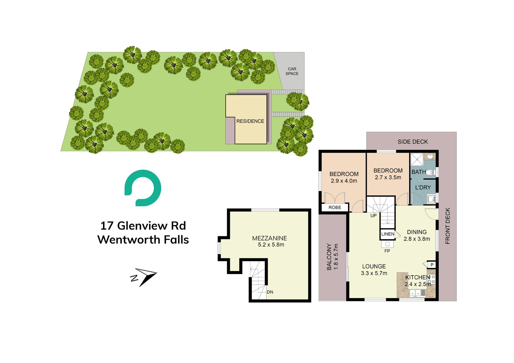 2-bedroom house at 17 GLENVIEW ROAD, Wentworth Falls NSW 2782, Blue Mountains, New South Wales