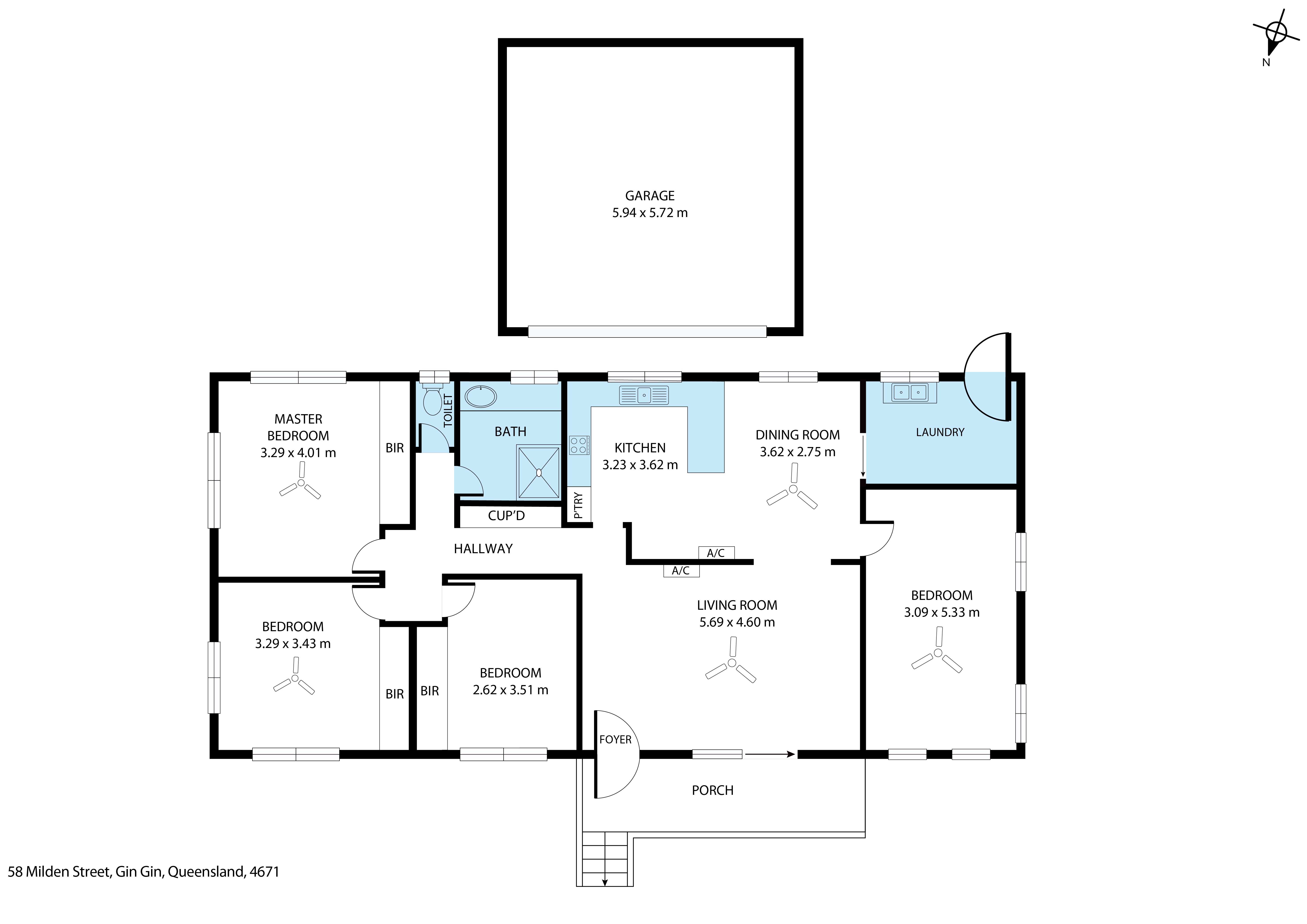 4-bedroom house at 58 Milden Street, Gin Gin, QLD 4671, Bundaberg, Queensland