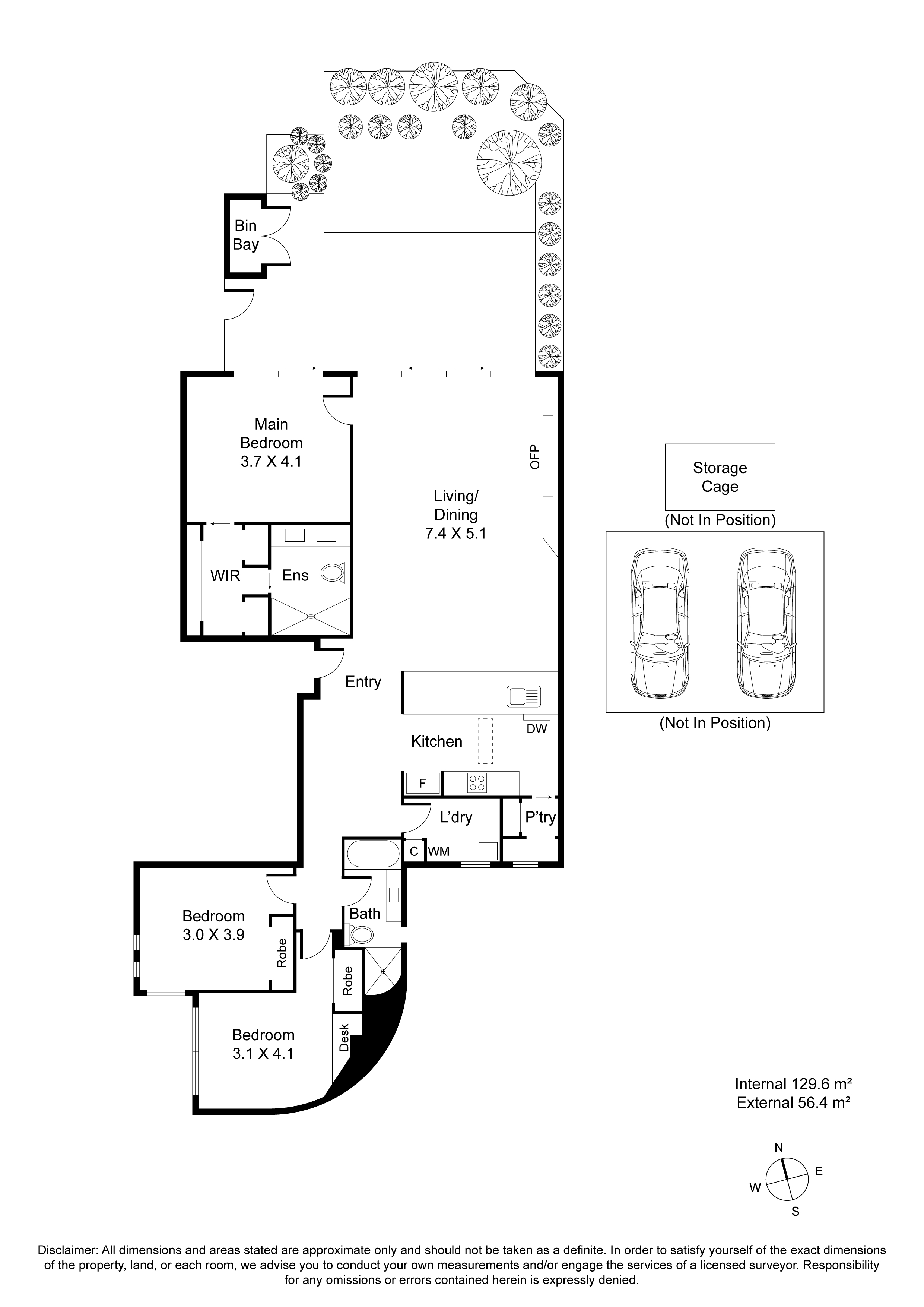 3-bedroom unit at 1/42C Cole Street, Brighton, VIC 3186, , Victoria
