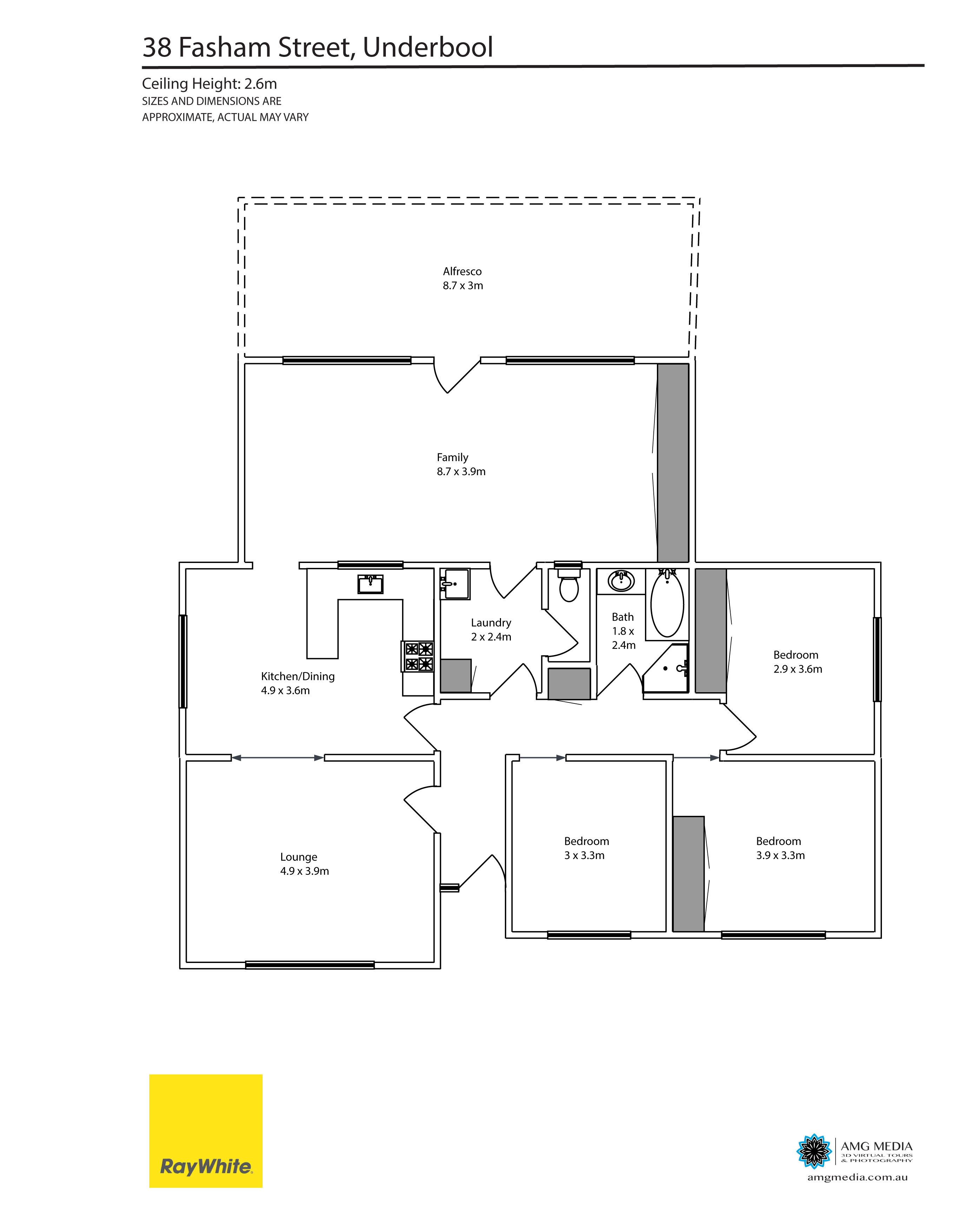 3-bedroom house at 38 Fasham Street, Underbool, VIC 3509, Mildura, Victoria