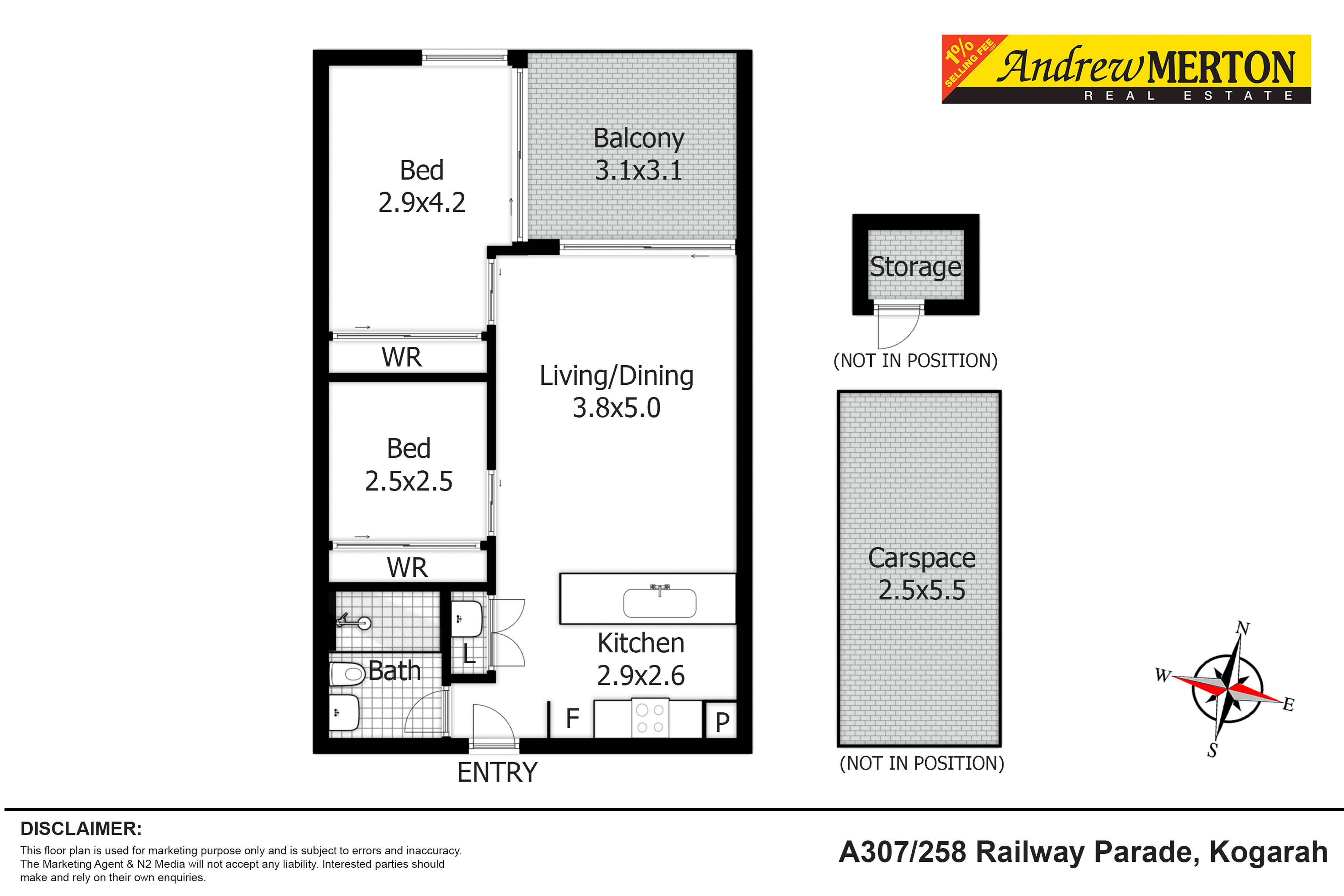 1-bedroom unit at 307A/258 Railway Parade, Kogarah, Nsw, 2217, , New South Wales
