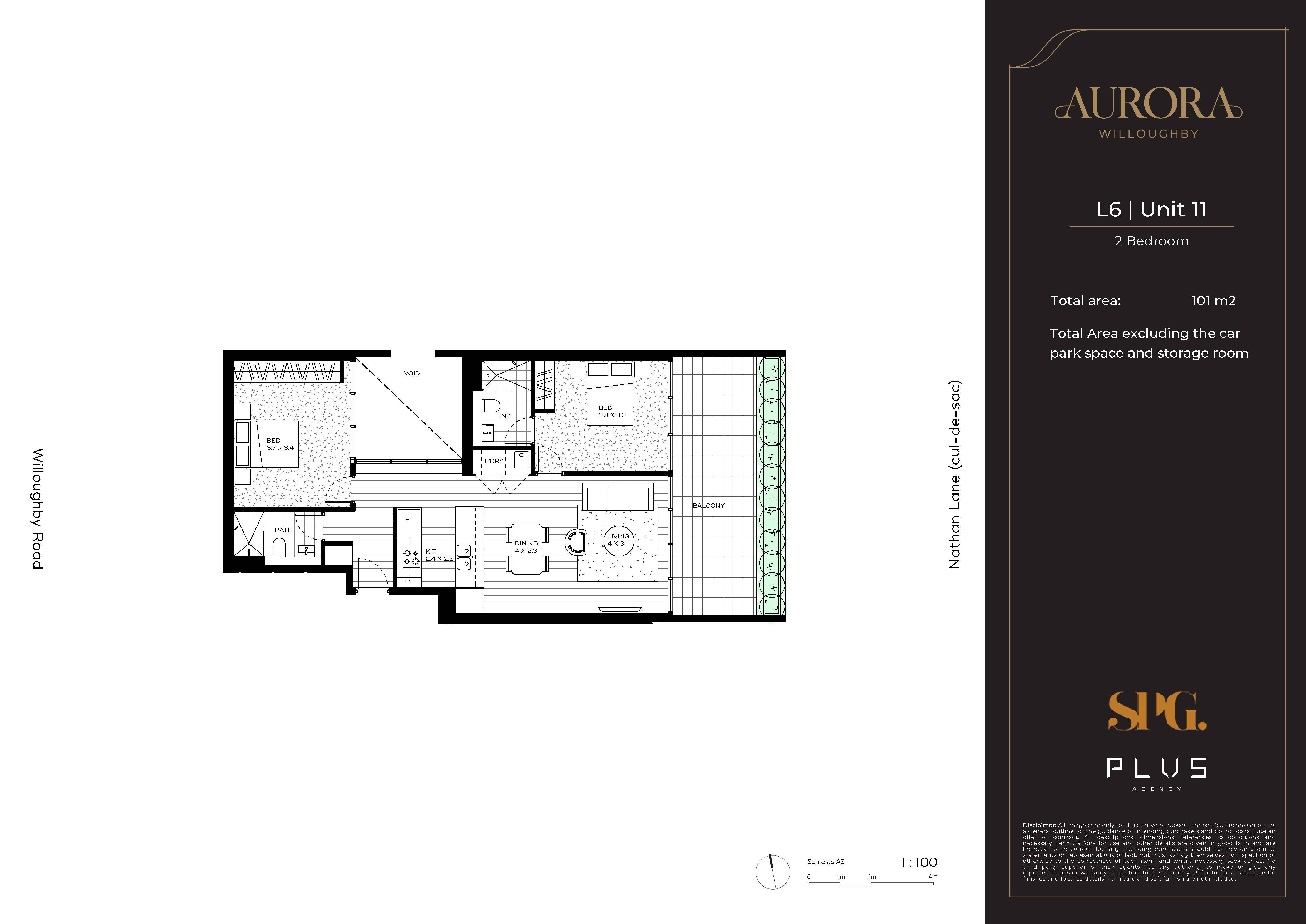 2-bedroom unit at 11/453 Willoughby Road, Willoughby, Nsw, 2068, Willoughby, New South Wales