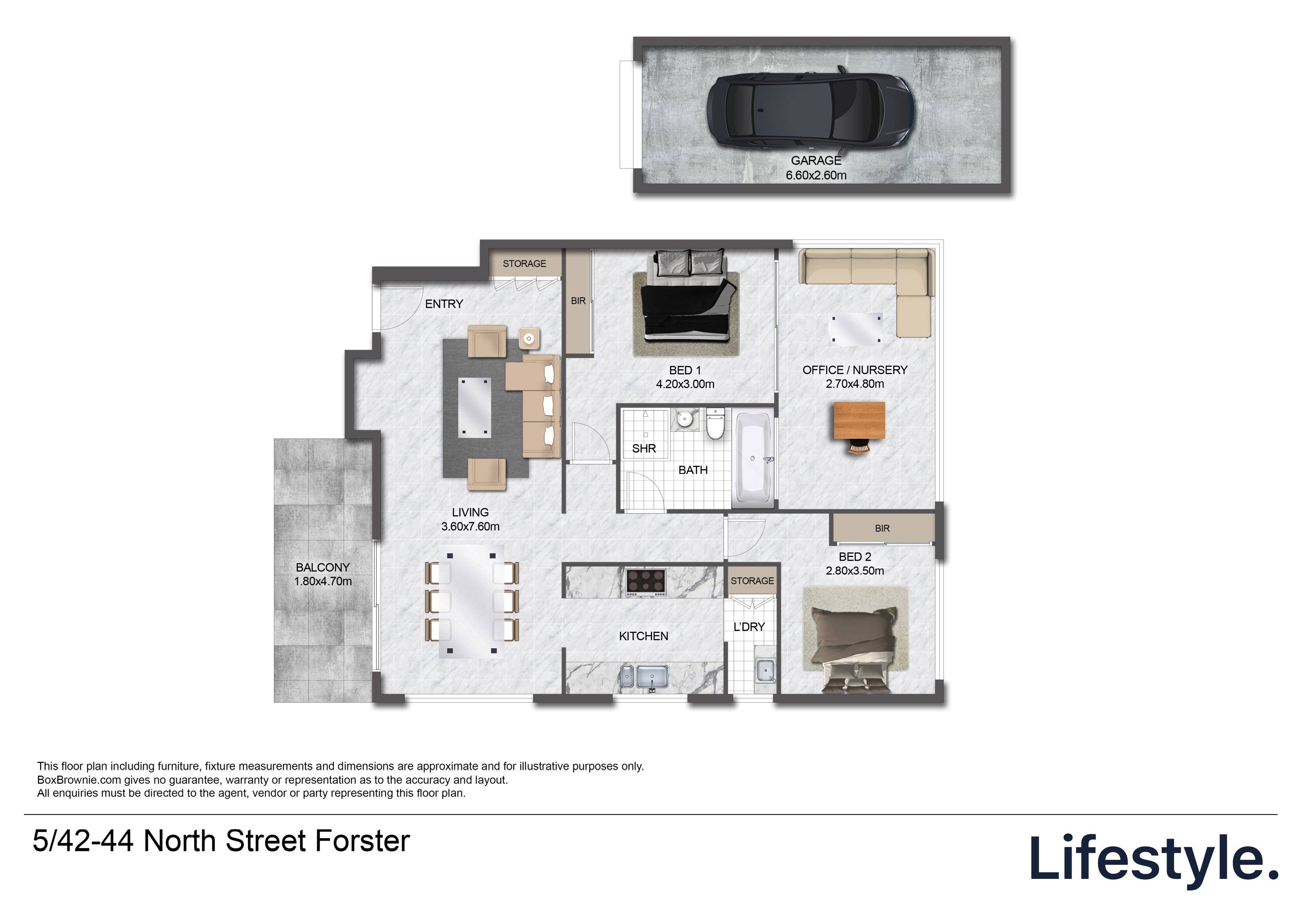 2-bedroom unit at 5/42-44 North Street, Forster, Nsw, 2428, Mid-Coast, New South Wales