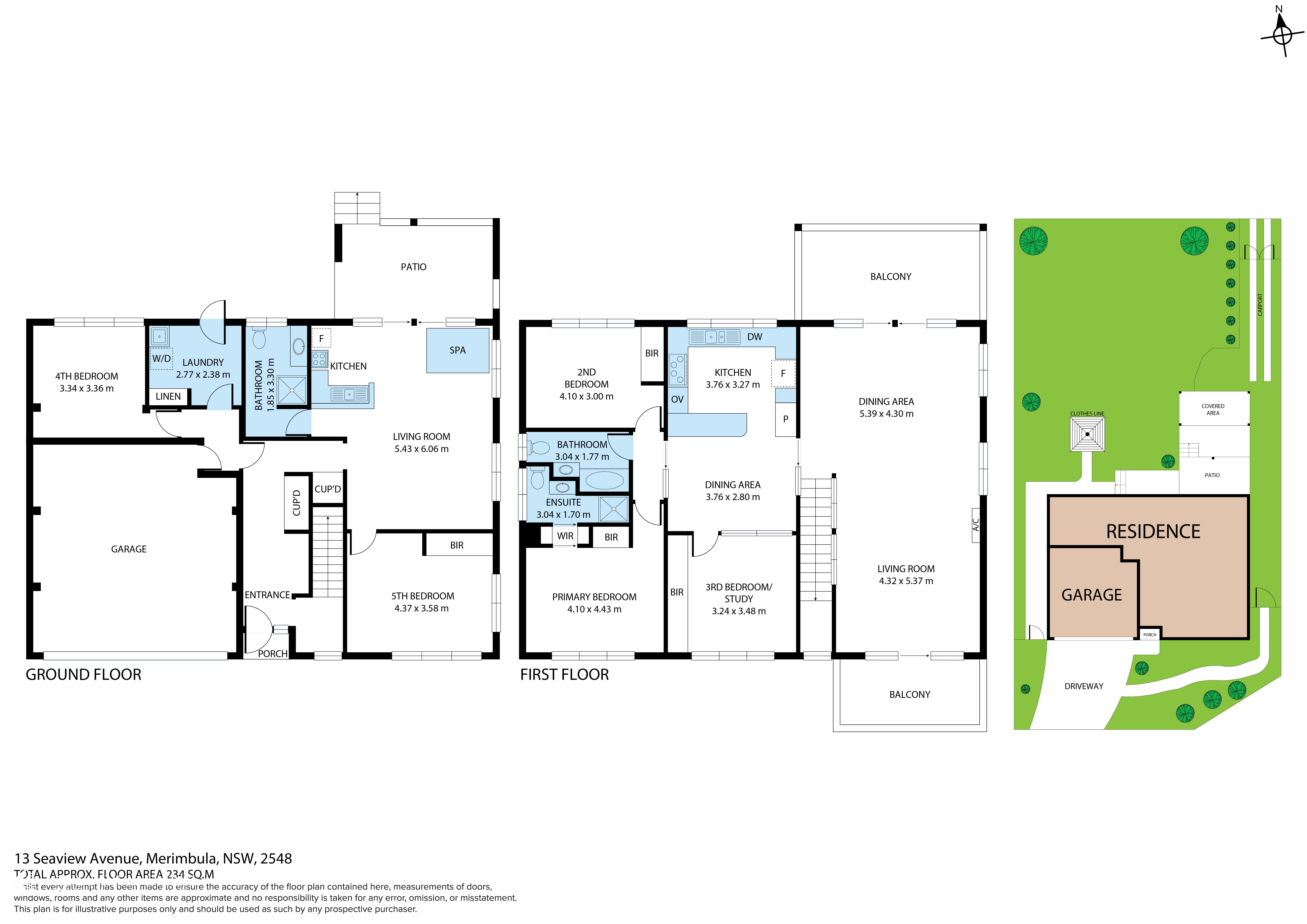 5-bedroom house at 13 SEAVIEW AVENUE, Merimbula NSW 2548, Bega Valley, New South Wales