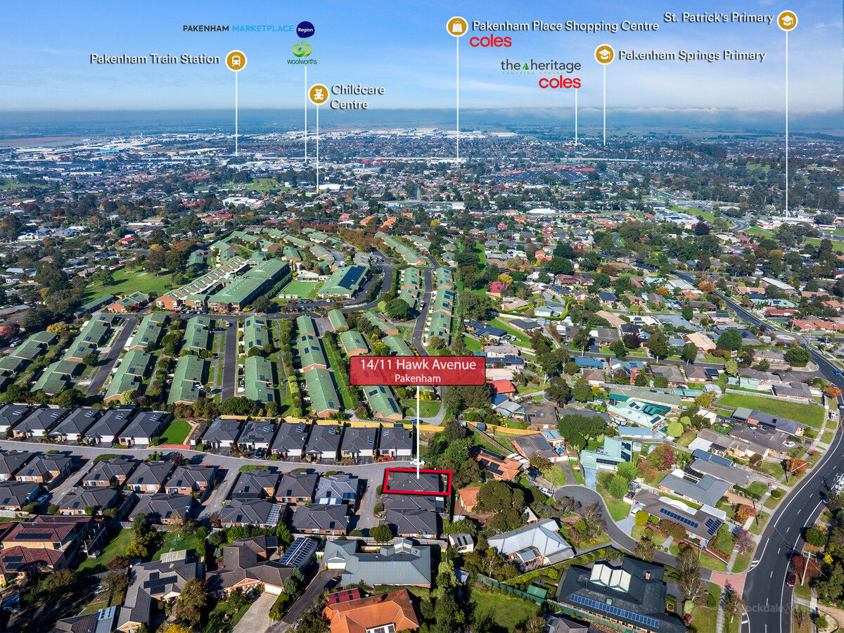3-bedroom unit at UNIT 14 11 HAWK AVENUE, Pakenham VIC 3810, Cardinia, Victoria