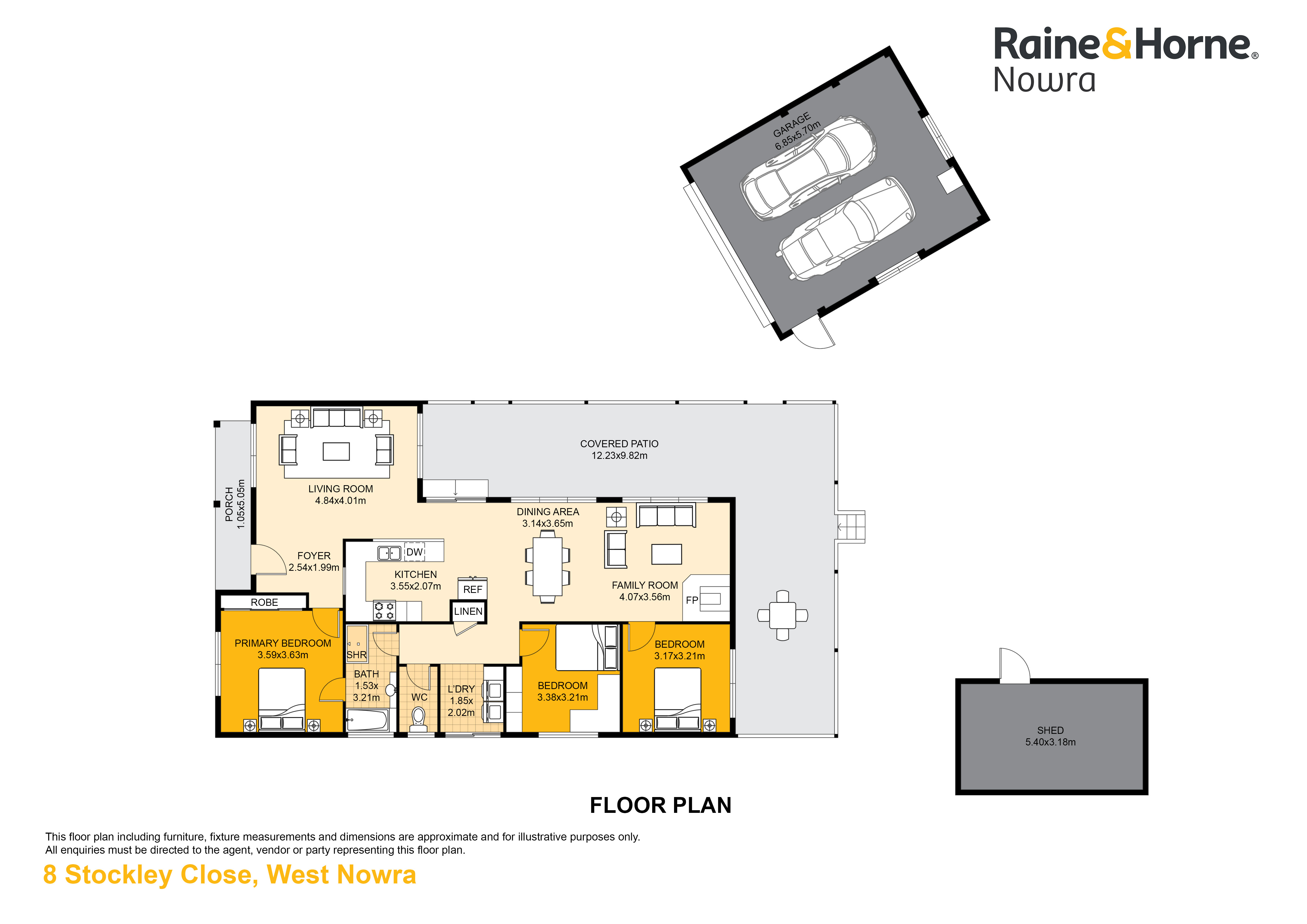 3-bedroom house at 8 Stockley Close, West Nowra, Nsw, 2541, Shoalhaven, New South Wales