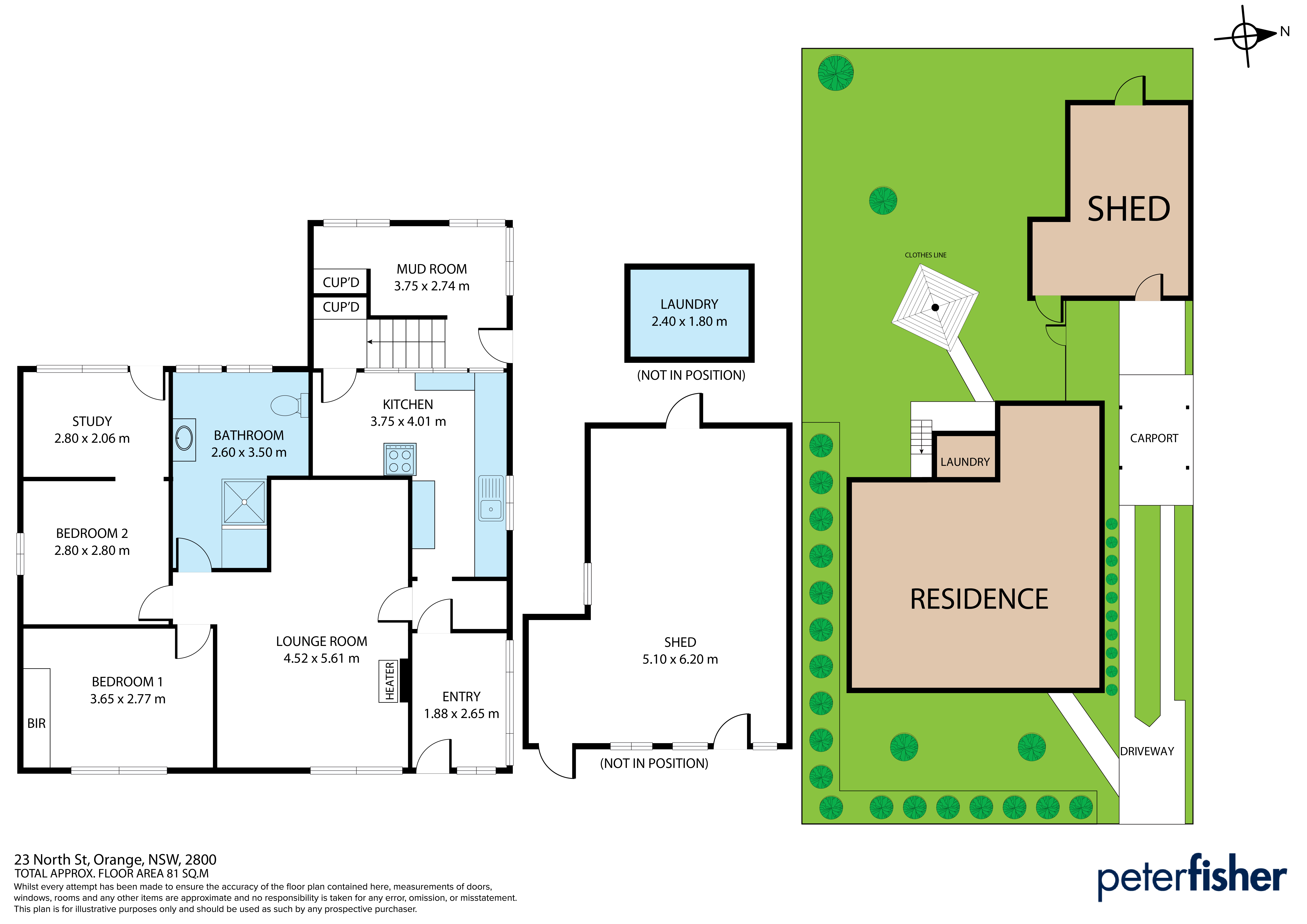 2-bedroom house at 23 NORTH STREET, Orange NSW 2800, Orange, New South Wales