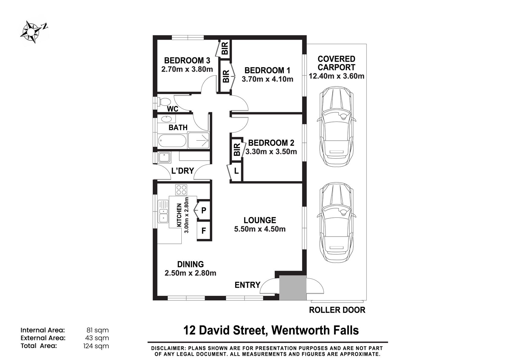 3-bedroom house at 12 David Street, Wentworth Falls, NSW 2782, Blue Mountains, New South Wales