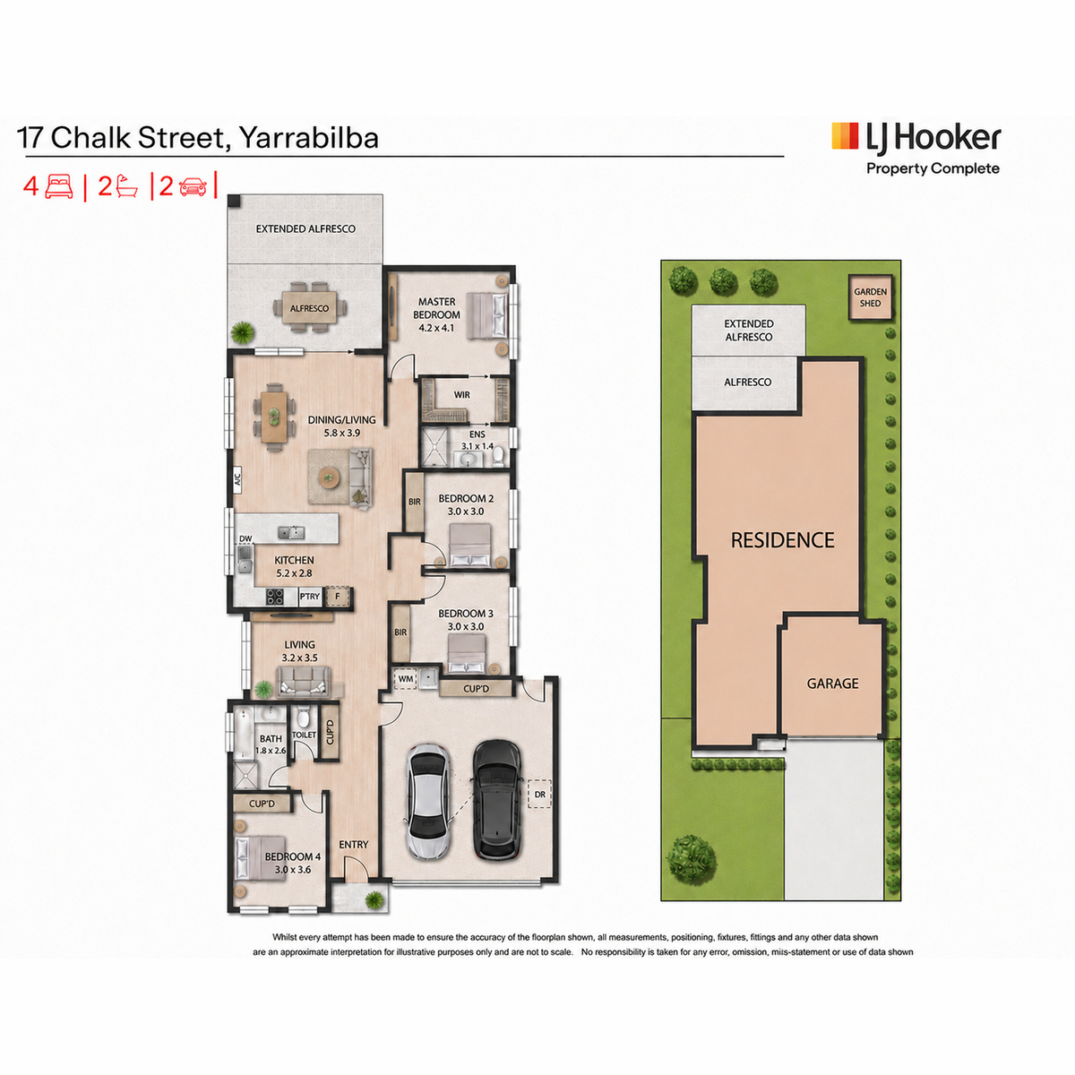 4-bedroom house at 17 Arches Lane, Yarrabilba, QLD 4207, Logan, Queensland