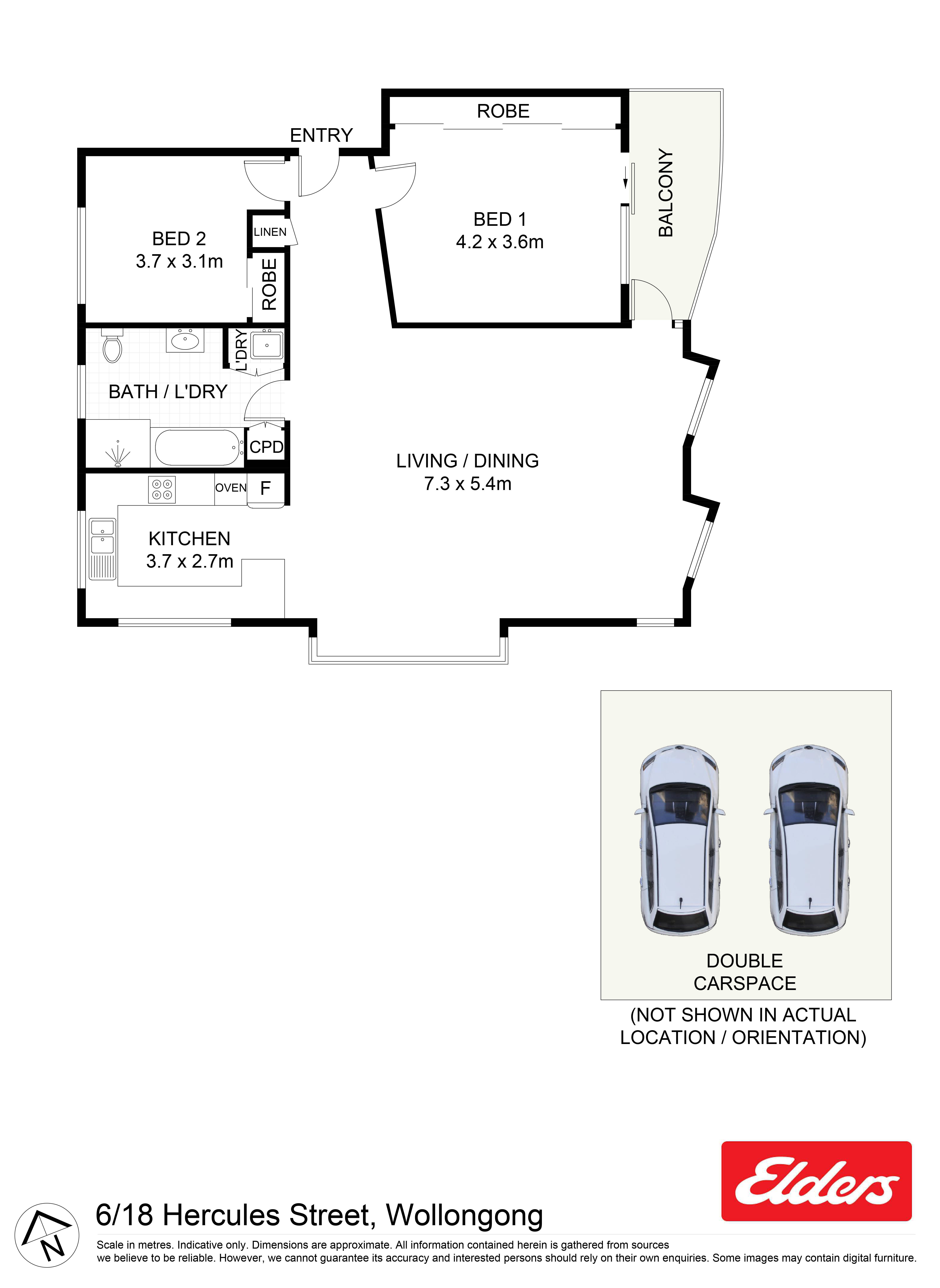2-bedroom unit at 6/18 Hercules Street, Wollongong, NSW 2500, Wollongong, New South Wales