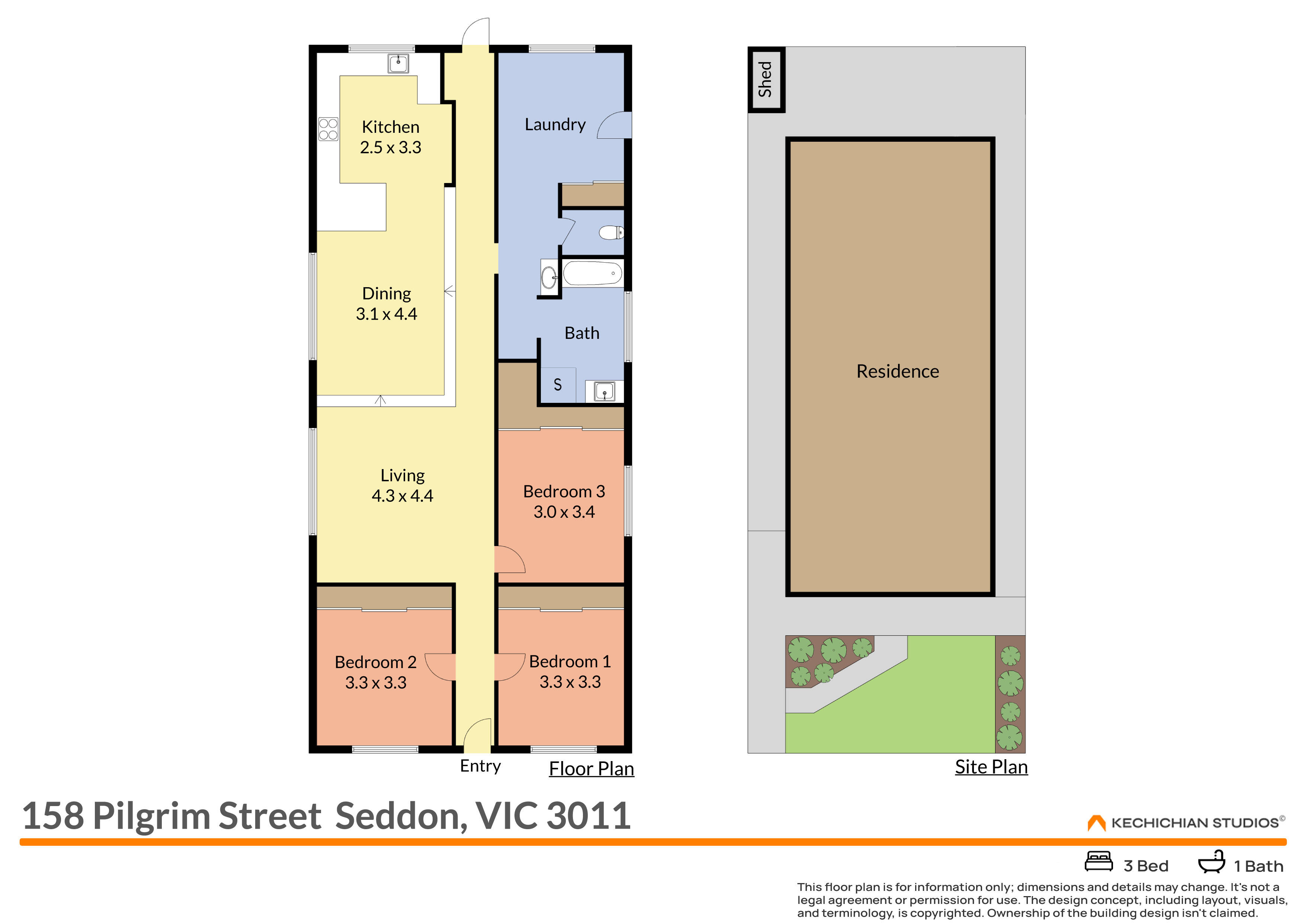 3-bedroom house at 158 PILGRIM STREET, Seddon VIC 3011, Maribyrnong, Victoria