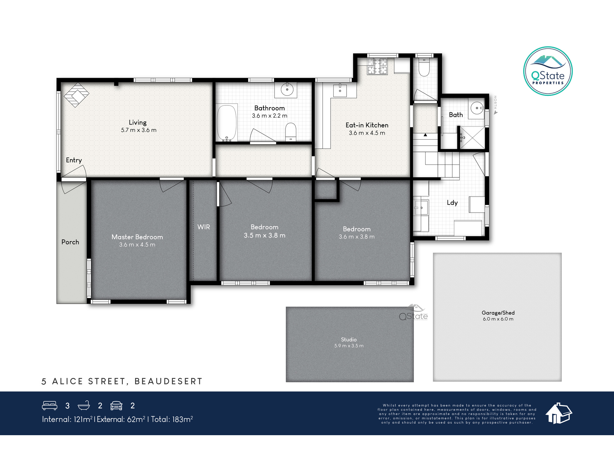 3-bedroom house at 5 Alice Street, Beaudesert, QLD 4285, Scenic Rim, Queensland