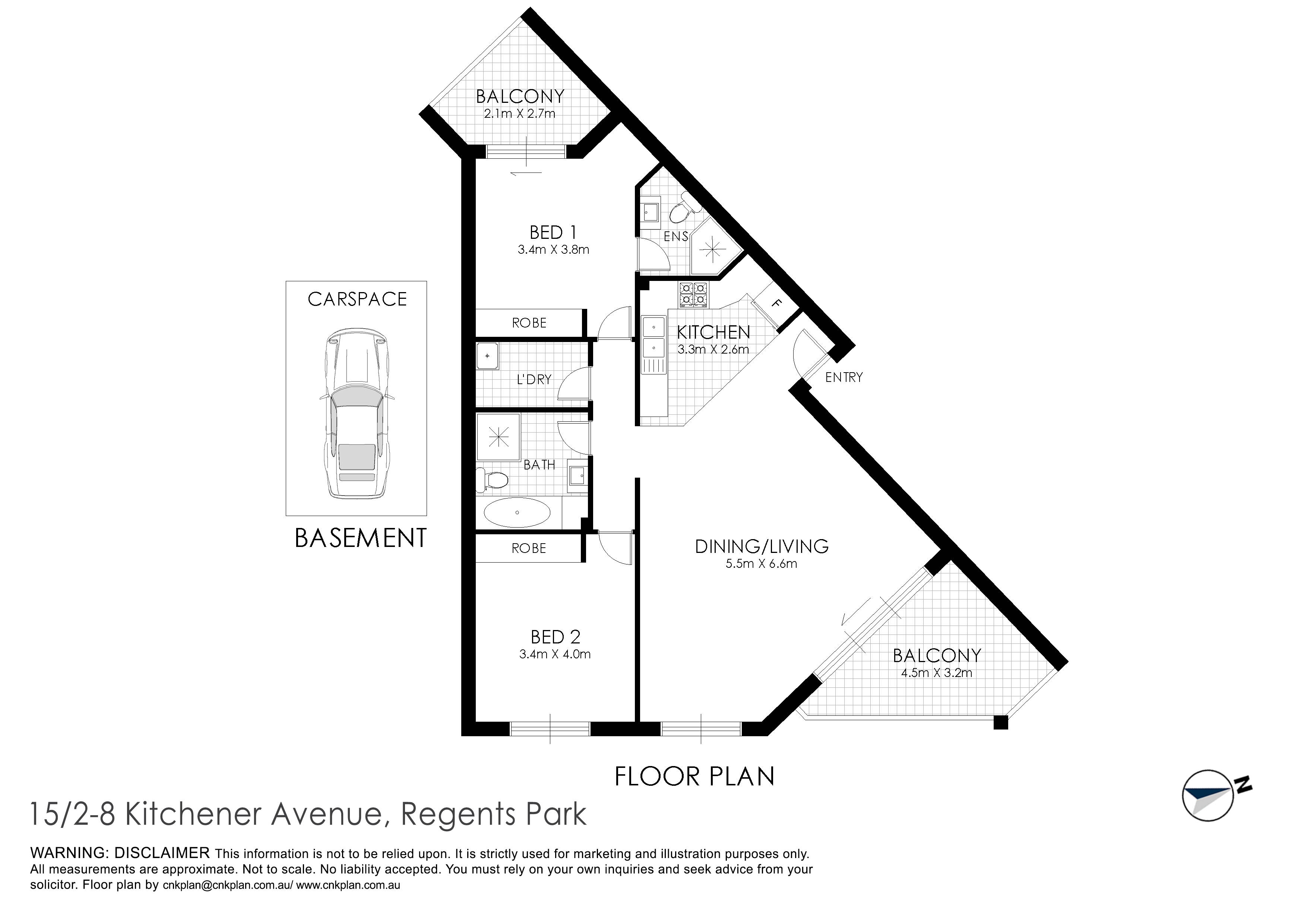 2-bedroom unit at 15/2-8 Kitchener Avenue, Regents Park, NSW 2143, Cumberland, New South Wales