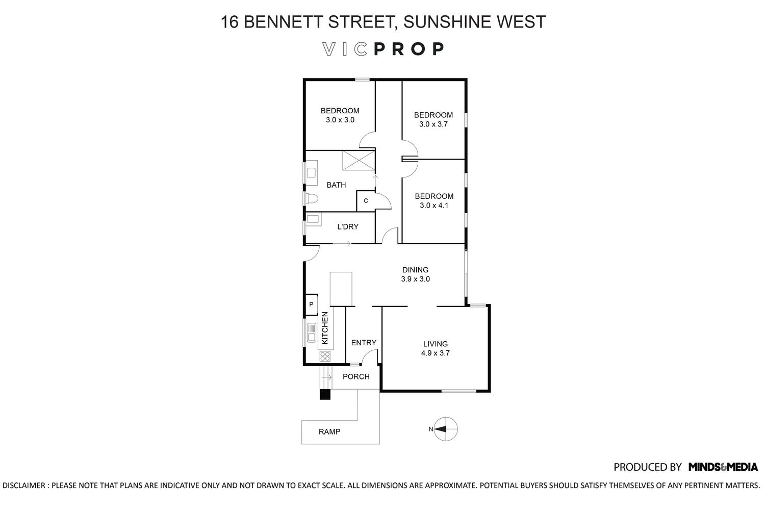 4-bedroom house at 16 Bennett Street, Sunshine West, VIC 3020, Brimbank, Victoria