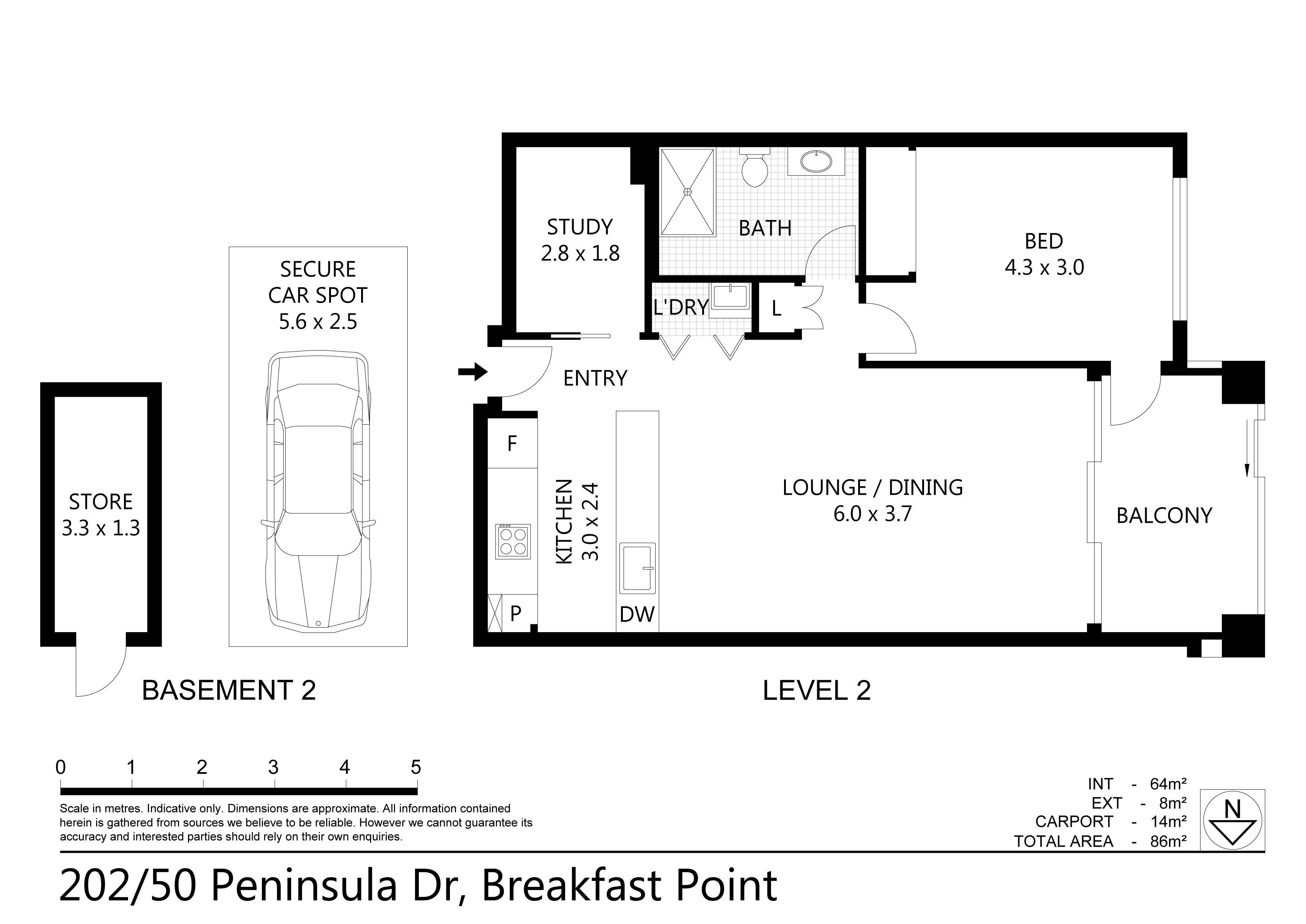 1-bedroom unit at CATALINA 202 50 PENINSULA DRIVE, BREAKFAST POINT NSW 2137, Canada Bay, New South Wales