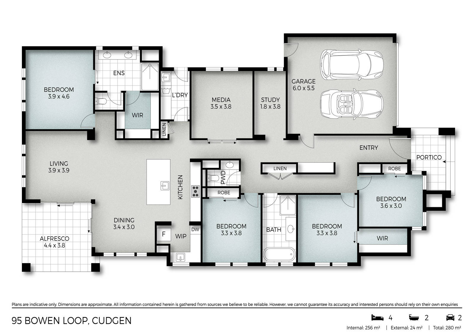 4-bedroom house at 95 BOWEN LOOP, Cudgen NSW 2487, Tweed, New South Wales