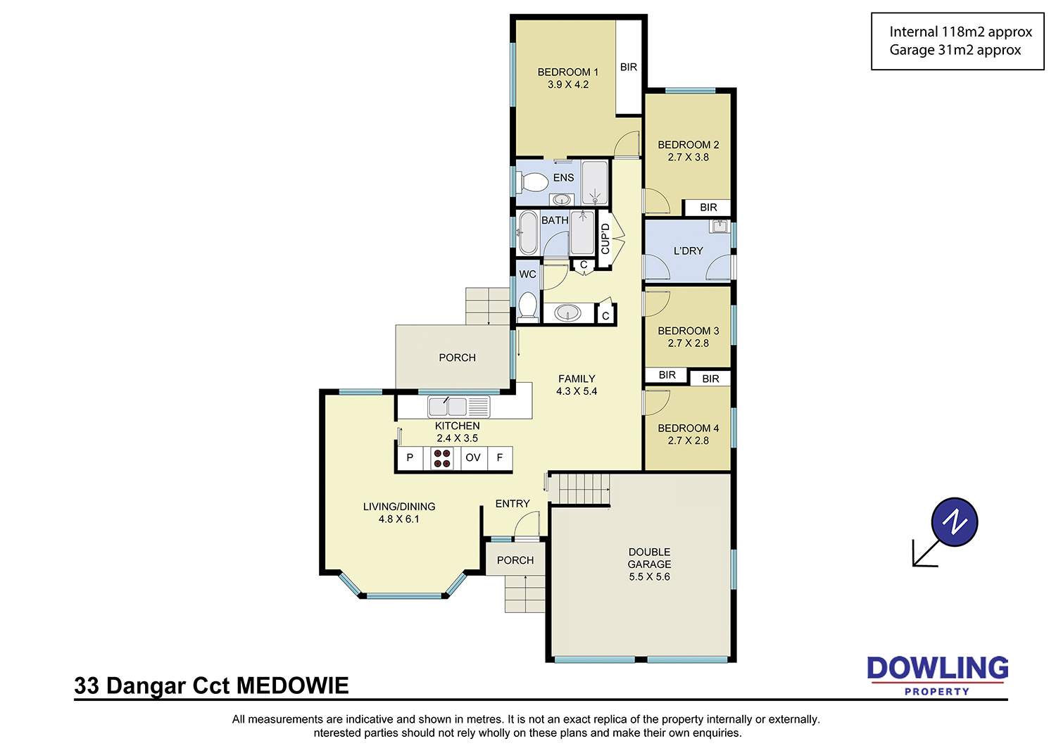 4-bedroom house at 33 Dangar Circuit, Medowie, NSW 2318, Port Stephens, New South Wales