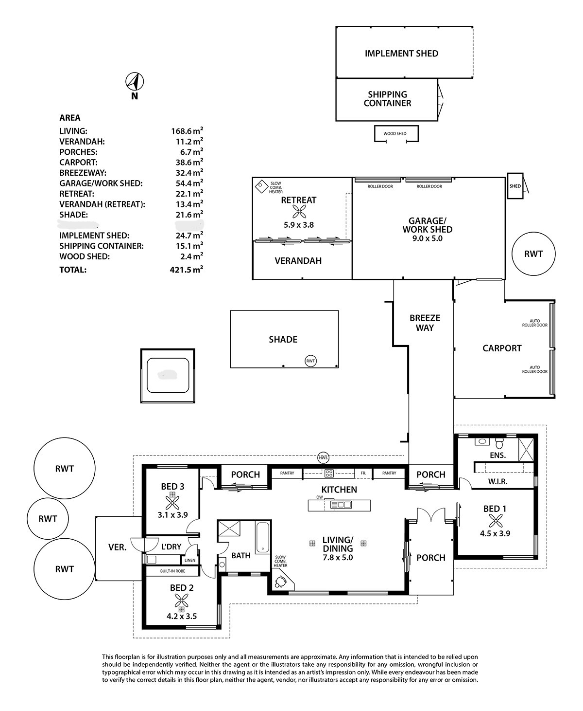 3-bedroom house at 79 Shearer Heights Road, Mannum, Sa, 5238, Mid Murray, South Australia