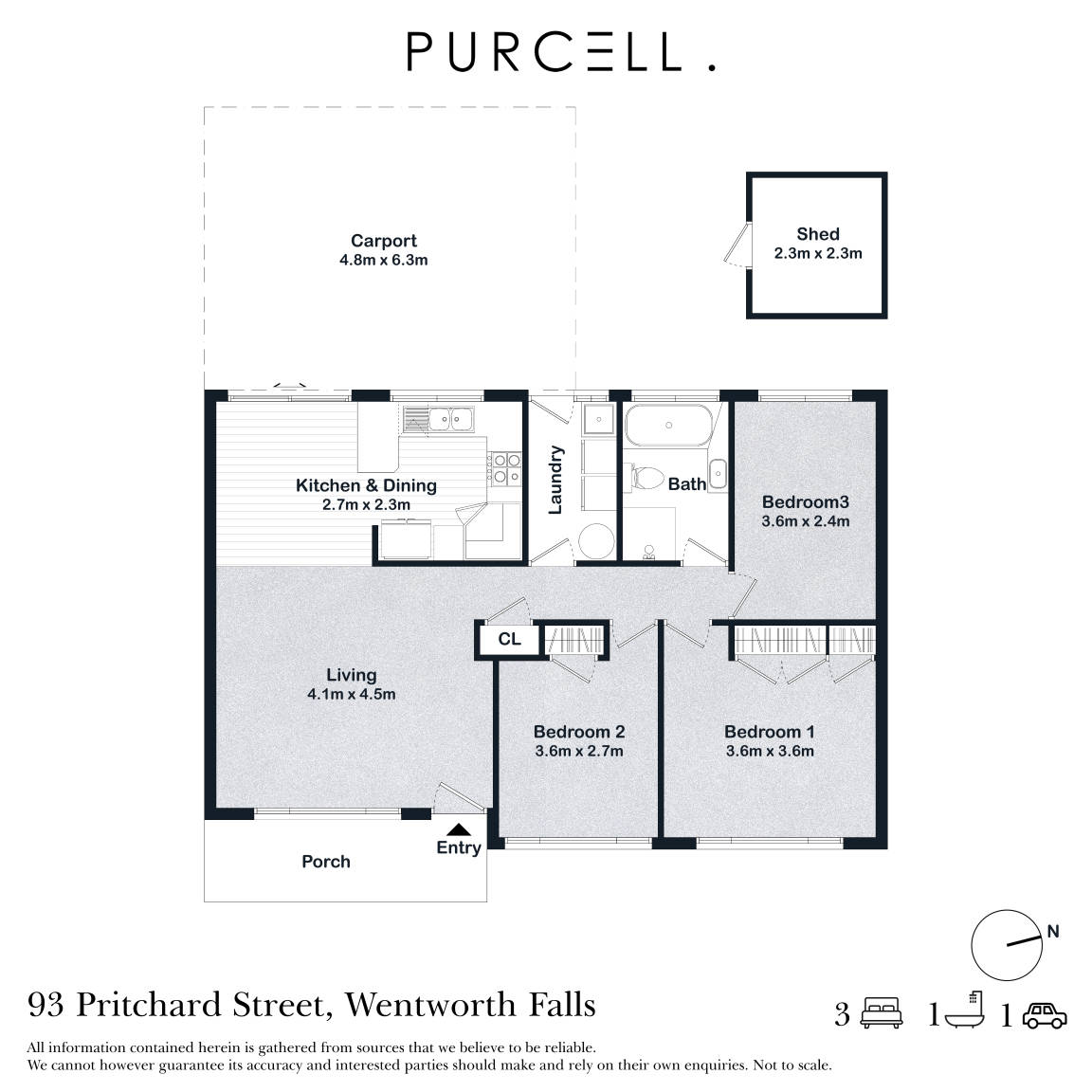 3-bedroom house at 93 PRITCHARD STREET, Wentworth Falls NSW 2782, Blue Mountains, New South Wales
