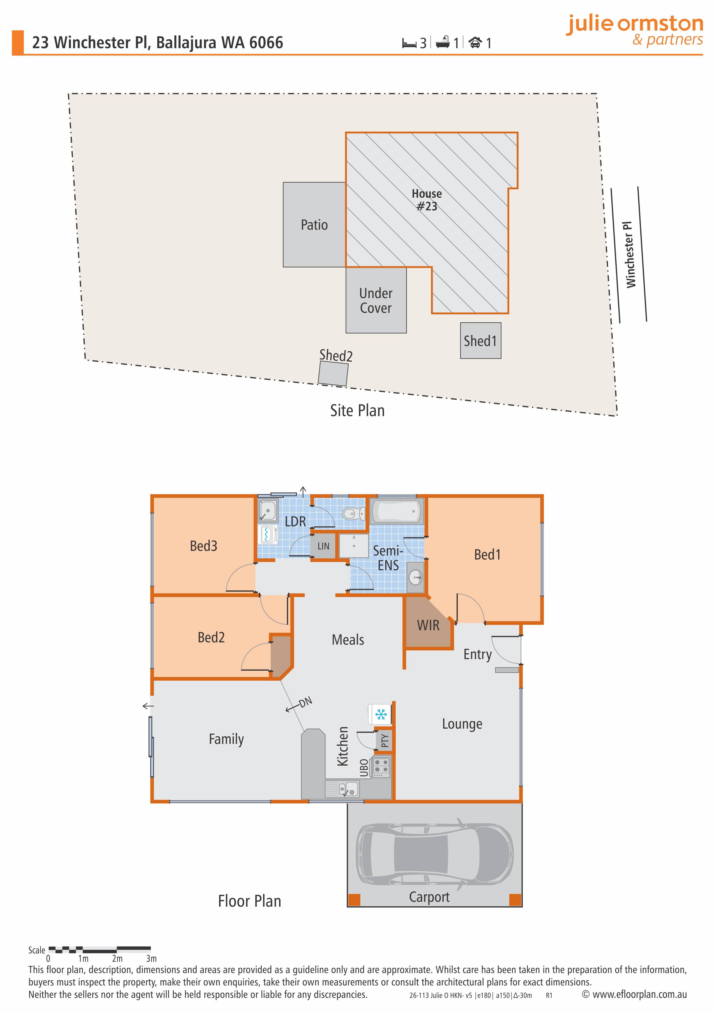3-bedroom house at 23 Winchester Place, Ballajura, WA 6066, Swan, Western Australia