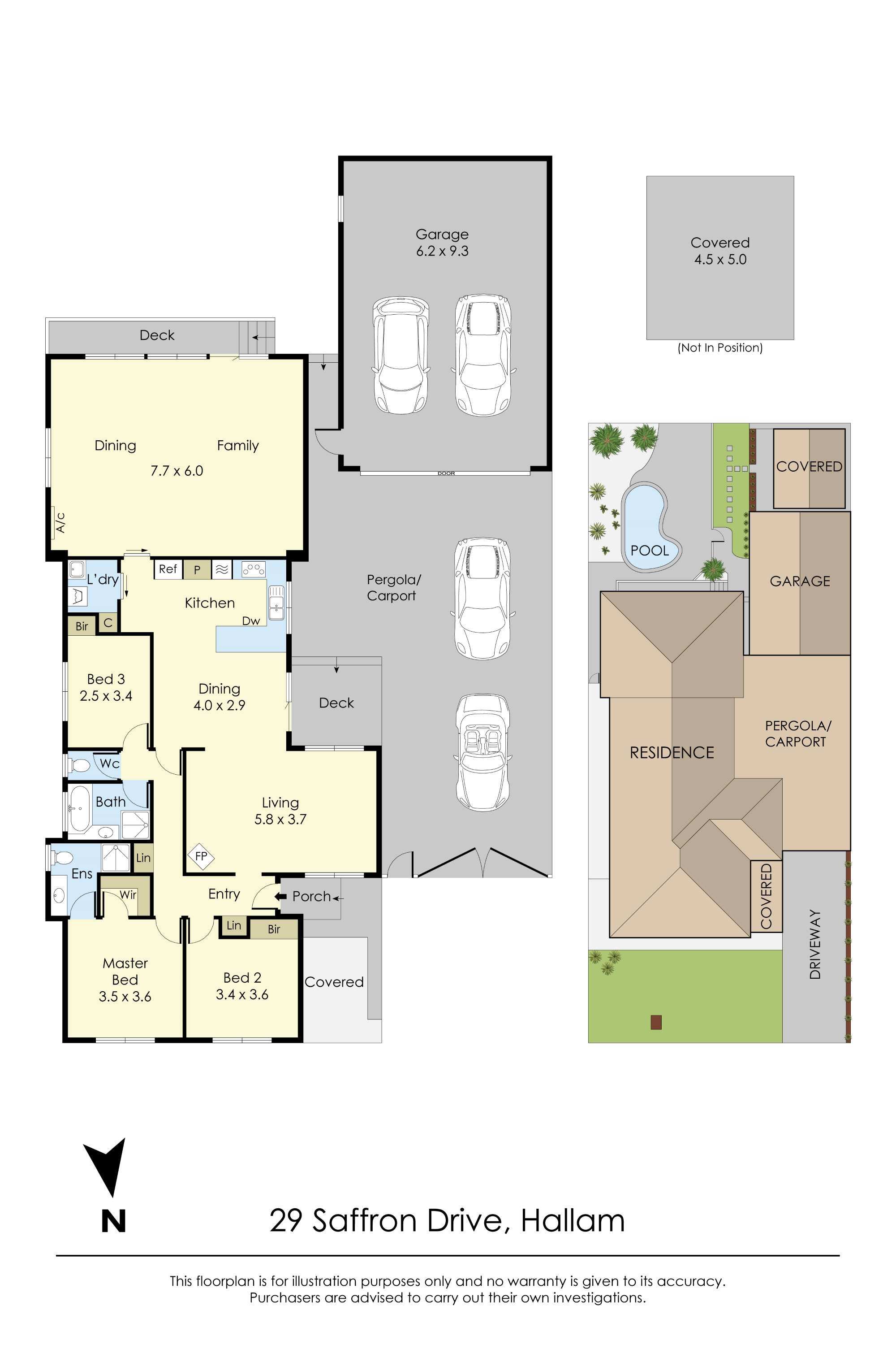 3-bedroom house at 29 SAFFRON DRIVE, Hallam VIC 3803, Casey, Victoria