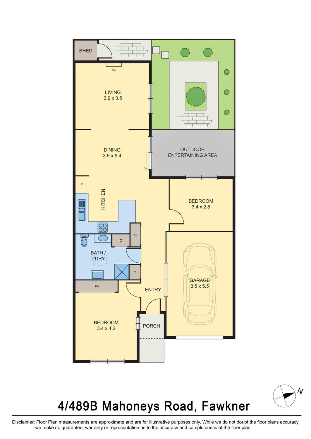 2-bedroom unit at 4/489B Mahoneys Road, Fawkner, VIC 3060, Merri-Bek, Victoria