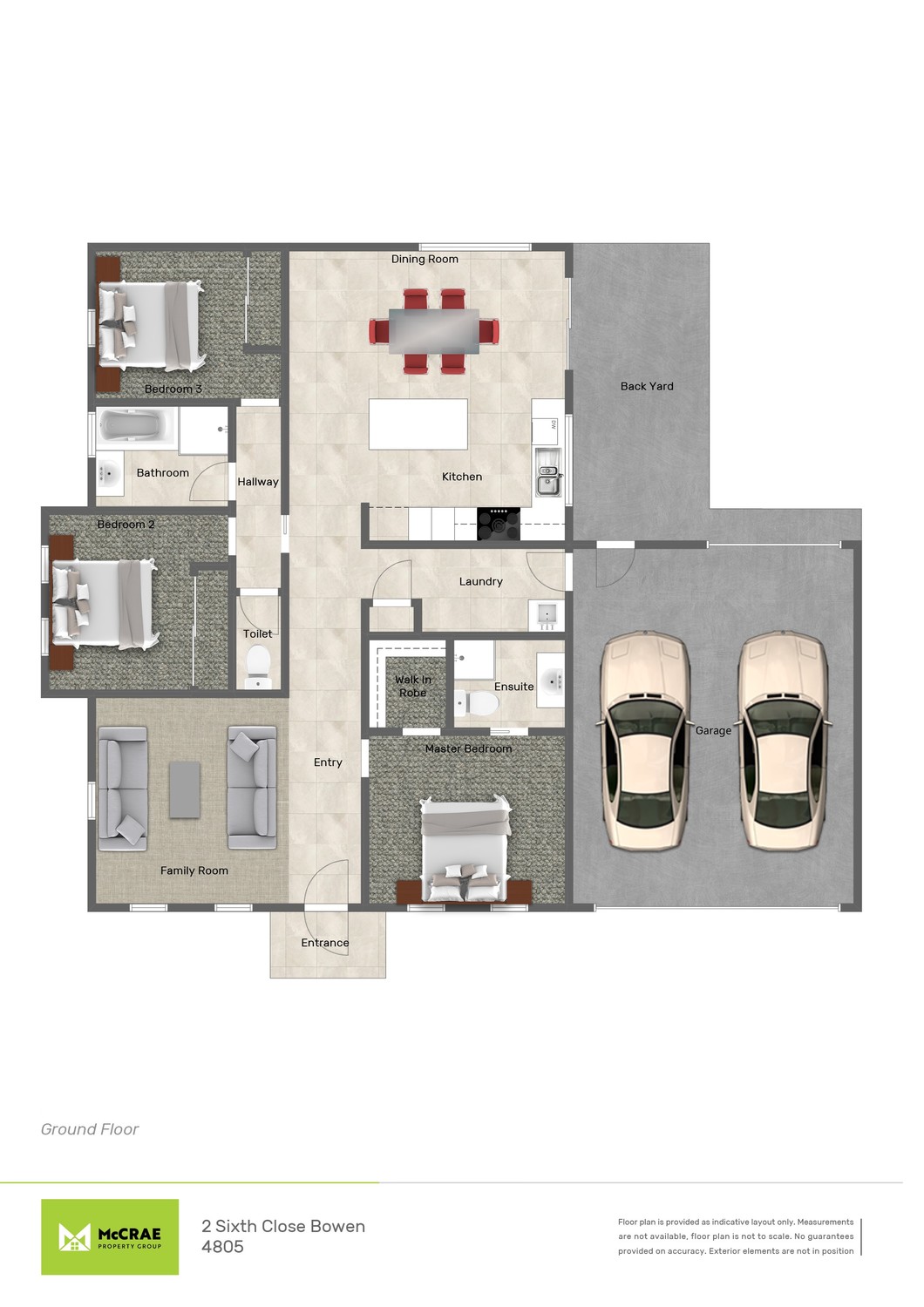 3-bedroom house at SEABREEZE ESTATE 2 SIXTH CLOSE, BOWEN QLD 4805, Whitsunday, Queensland