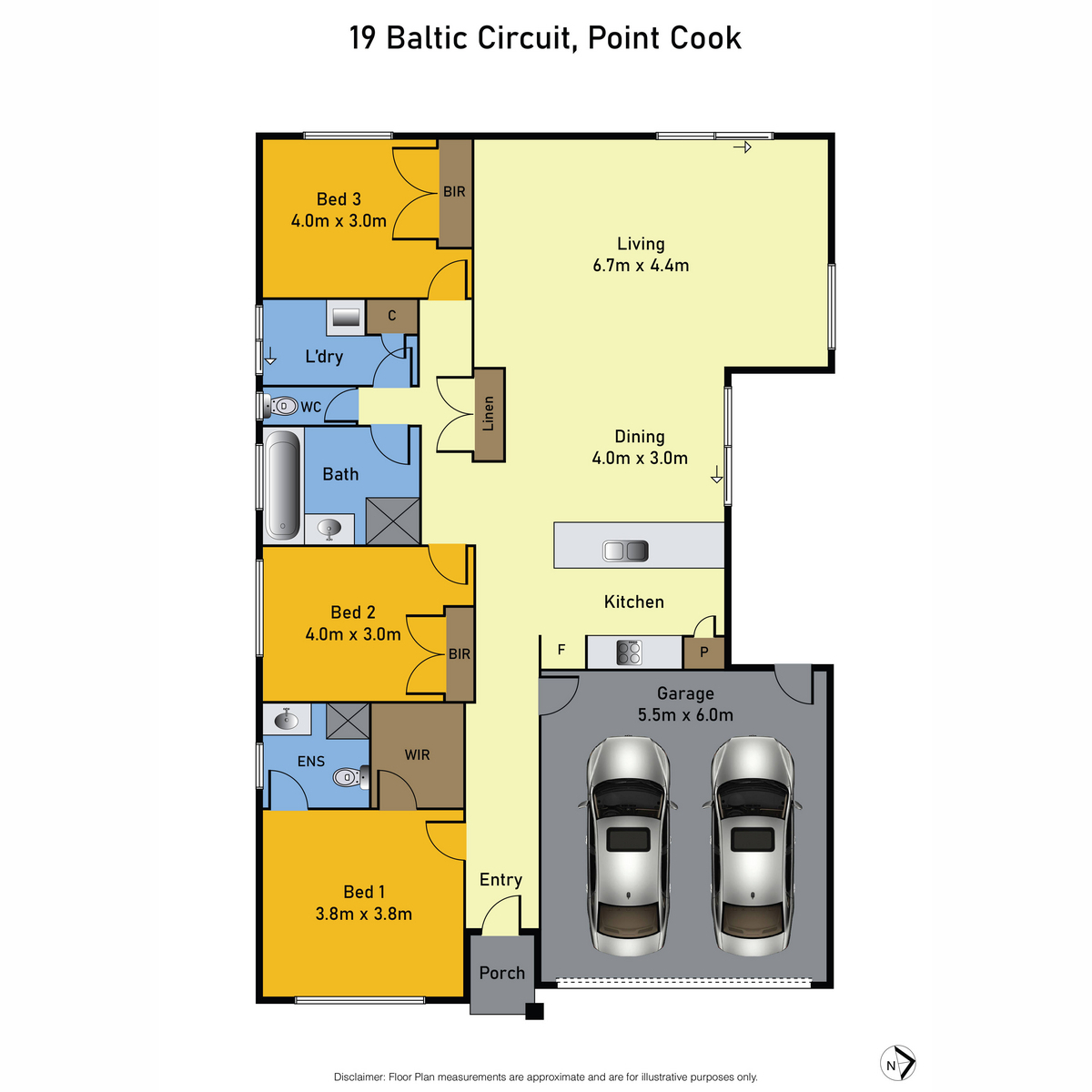 3-bedroom house at 19 Baltic Circuit, Point Cook, VIC 3030, Wyndham, Victoria