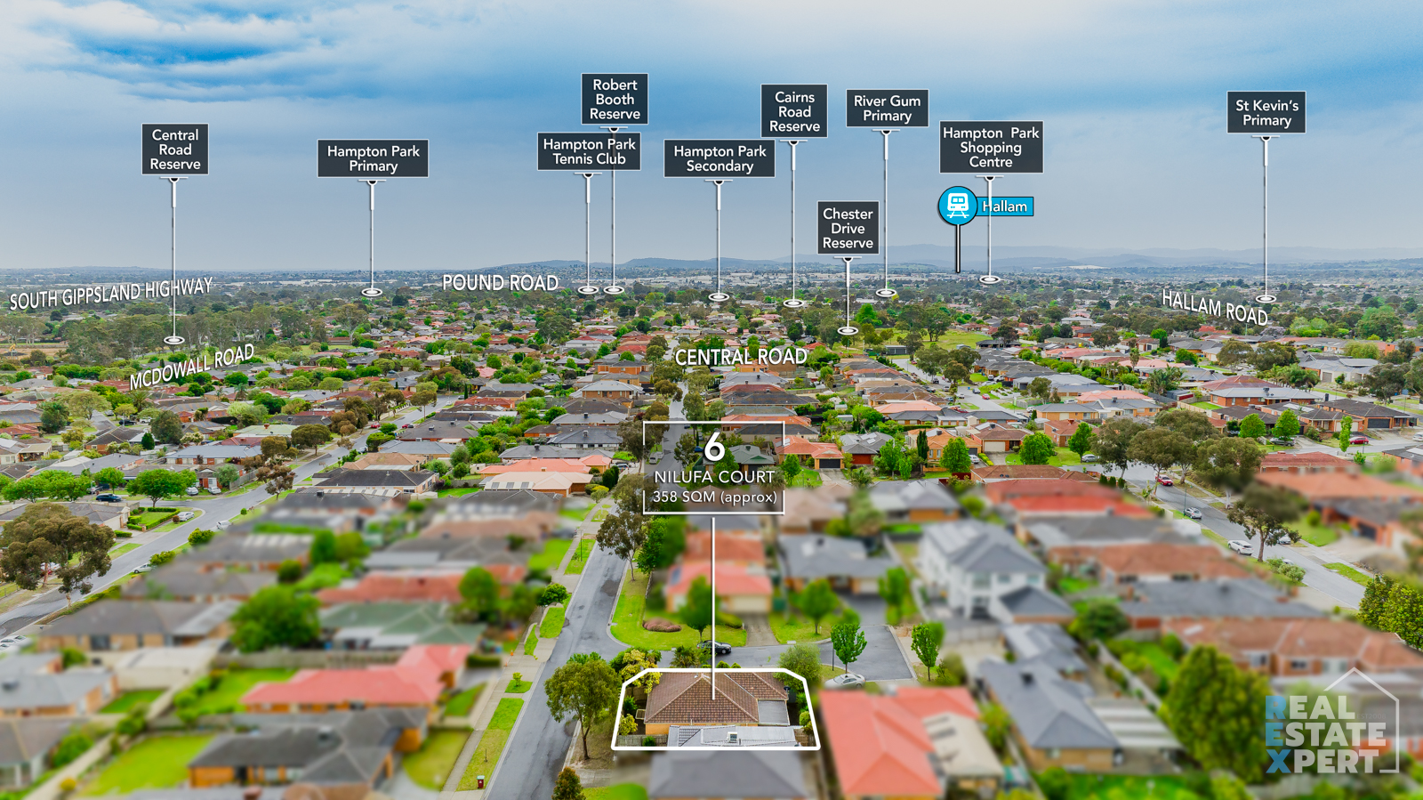 3-bedroom house at 6 NILUFA COURT, Hampton Park VIC 3976, , Victoria