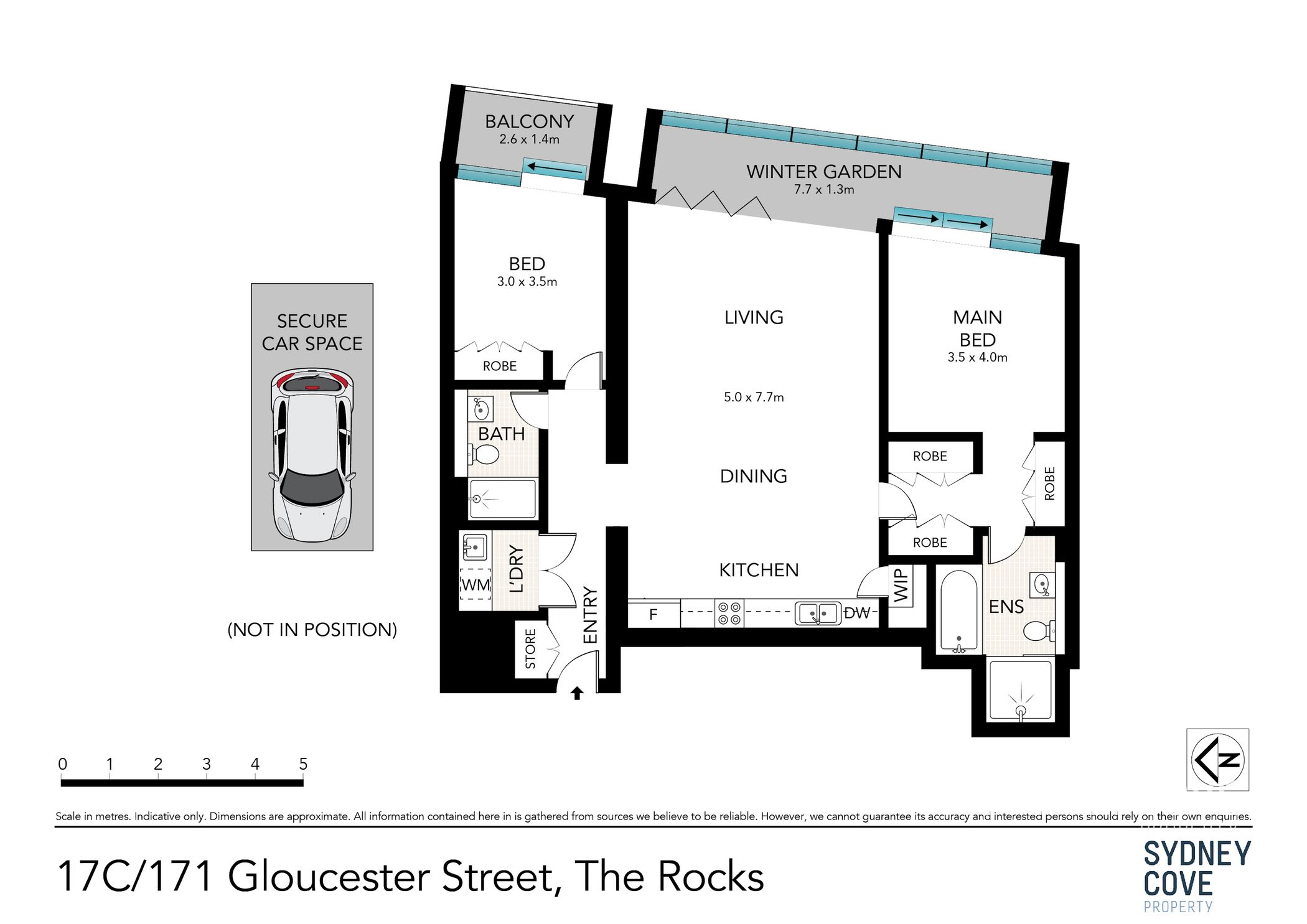 2-bedroom unit at 17c/171 Gloucester Street, Sydney, Nsw, 2000, Sydney, New South Wales